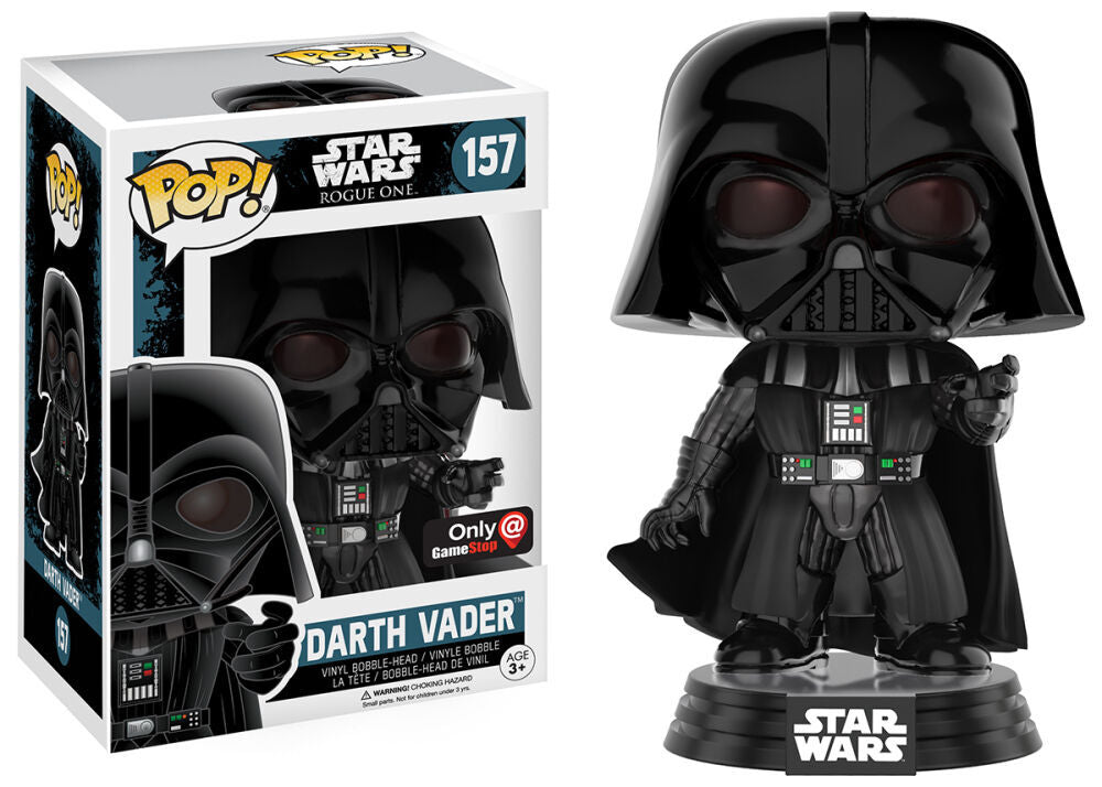 Funko Pop Star Wars Darth Vader (Force Choke) Games Stop Exclusive #157 LOOSE