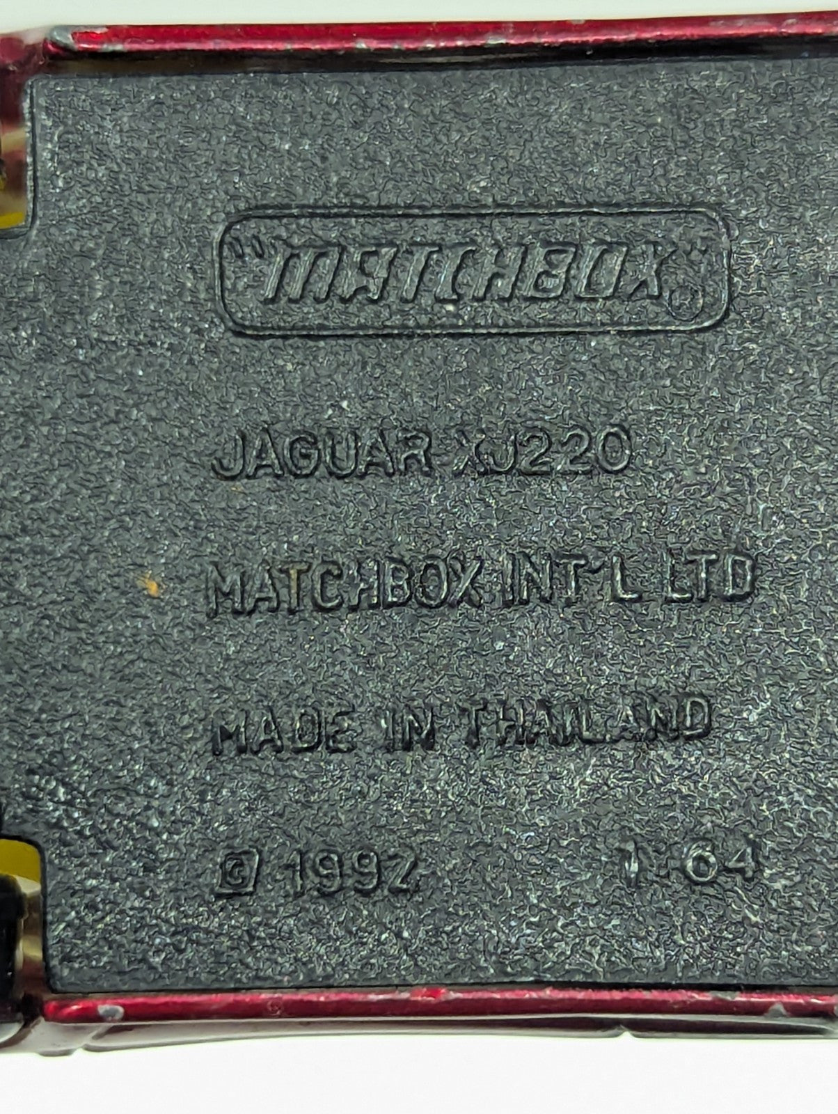 Matchbox Super Cars Jaguar XJ220 Red & Black