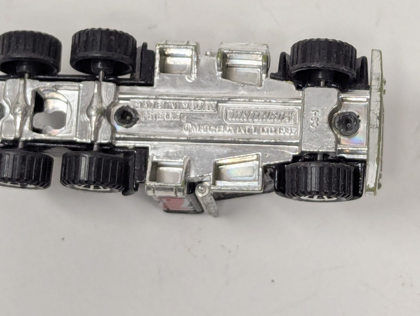1983 Matchbox Convoy Big Rig Black PETERBILT 3” Collectible RARE MACAU Hood