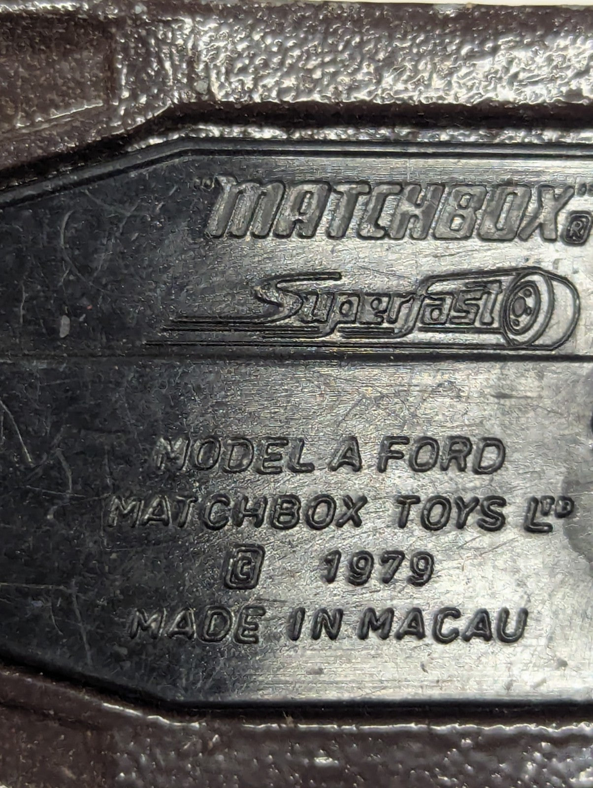Model A Ford Superfast Macau 1979 Matchbox Car Vintage