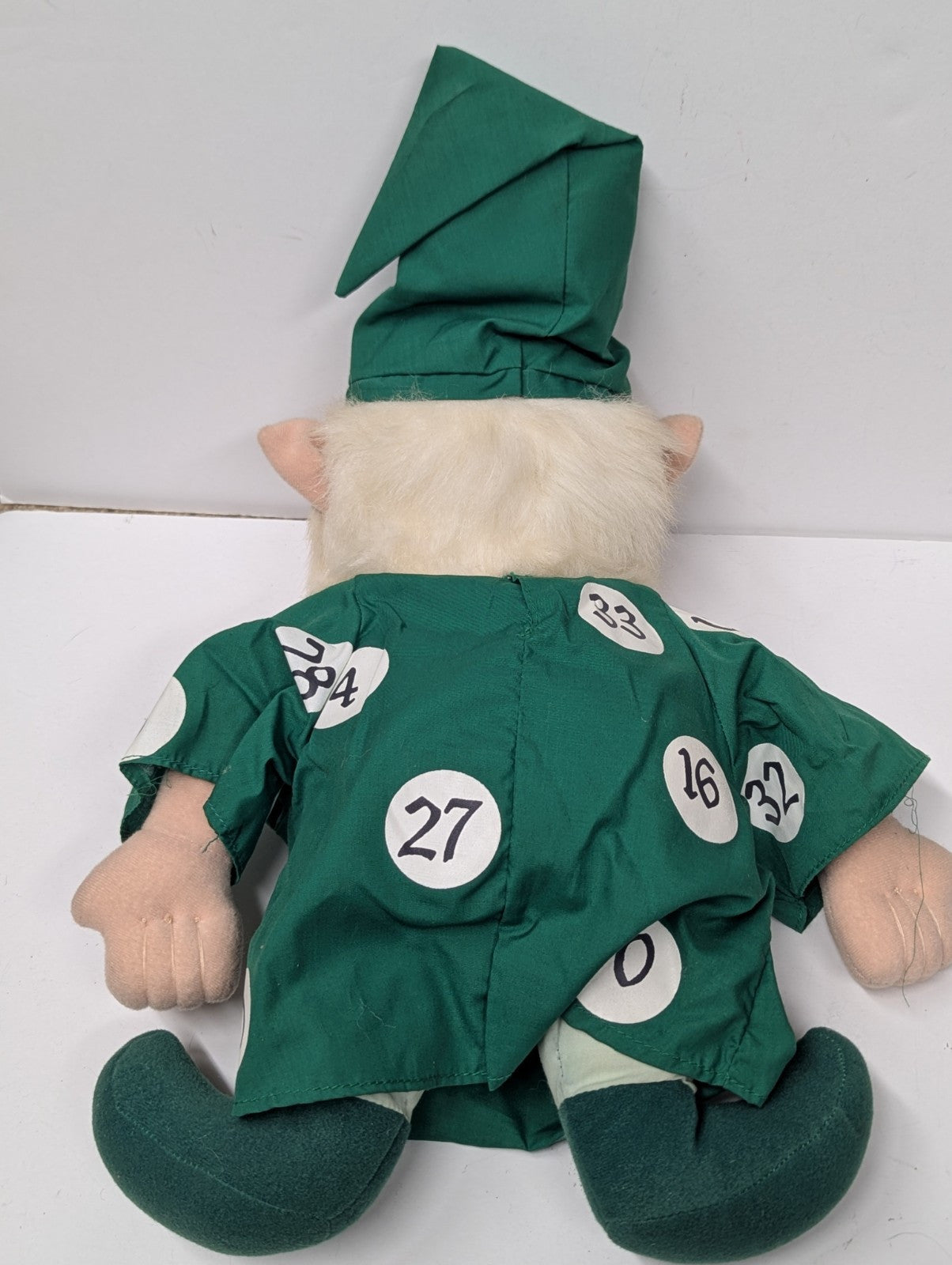 1994 Green Illinois Lotto Lottery Wizard 17" Plush