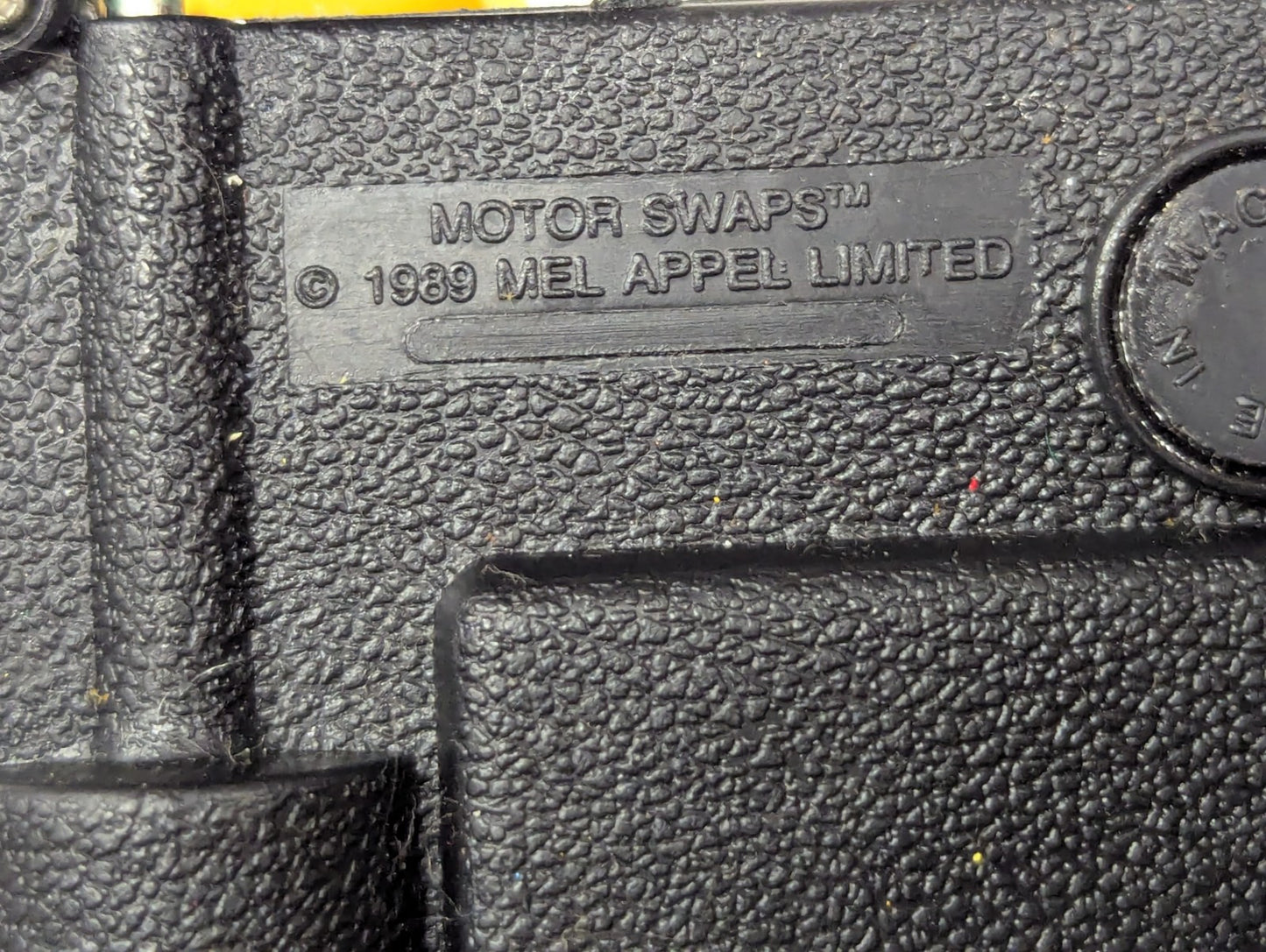 1989 Motor Swaps Monster Truck Yellow Toy Car