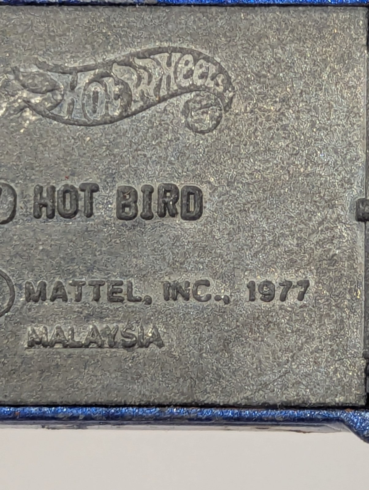 Vintage 1977 Hot Wheels Fire Bird #37 Hot Bird Blue Mattel
