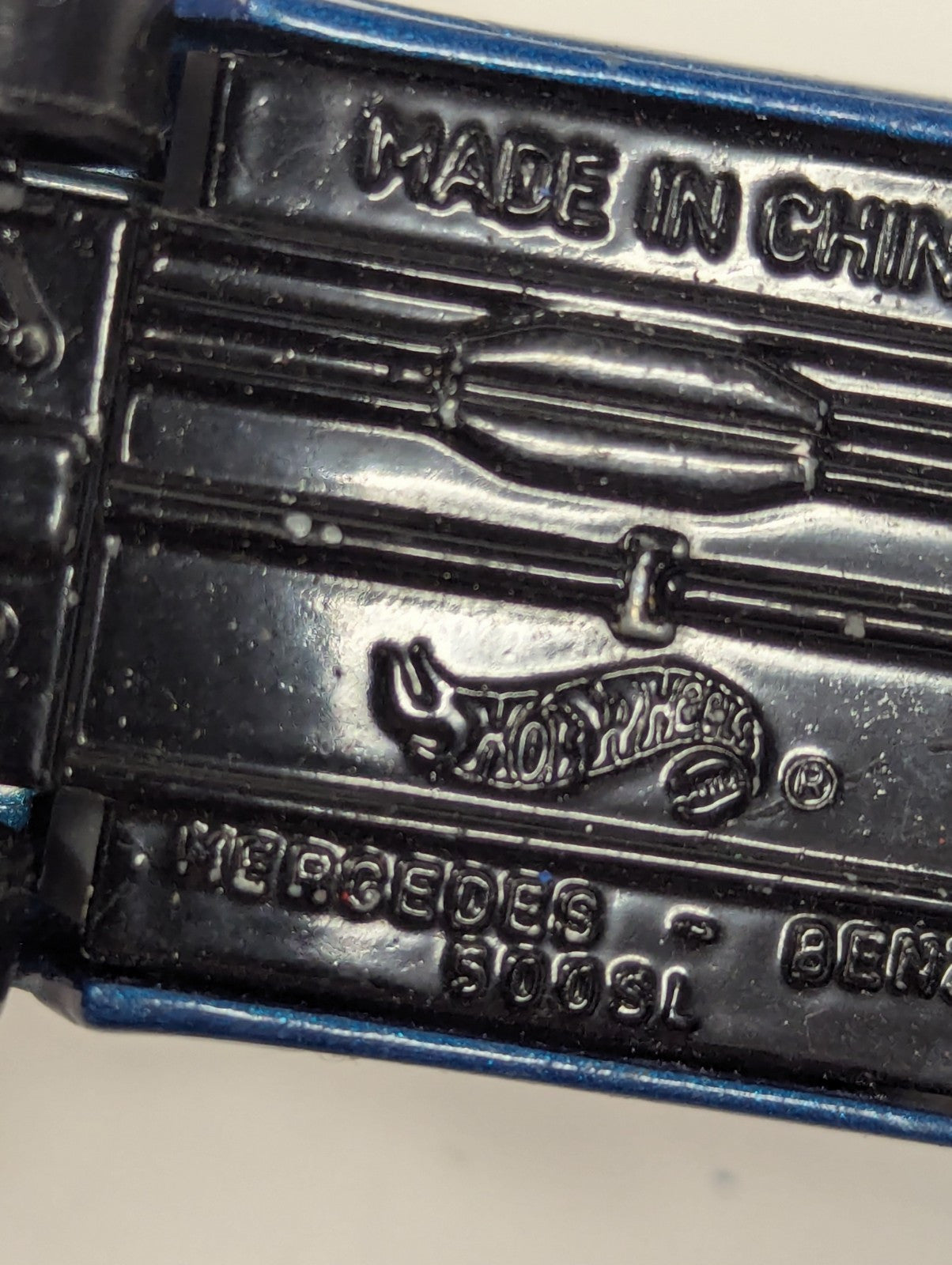 Hot Wheels Mercedes-Benz 500SL Convertible Blue 1996