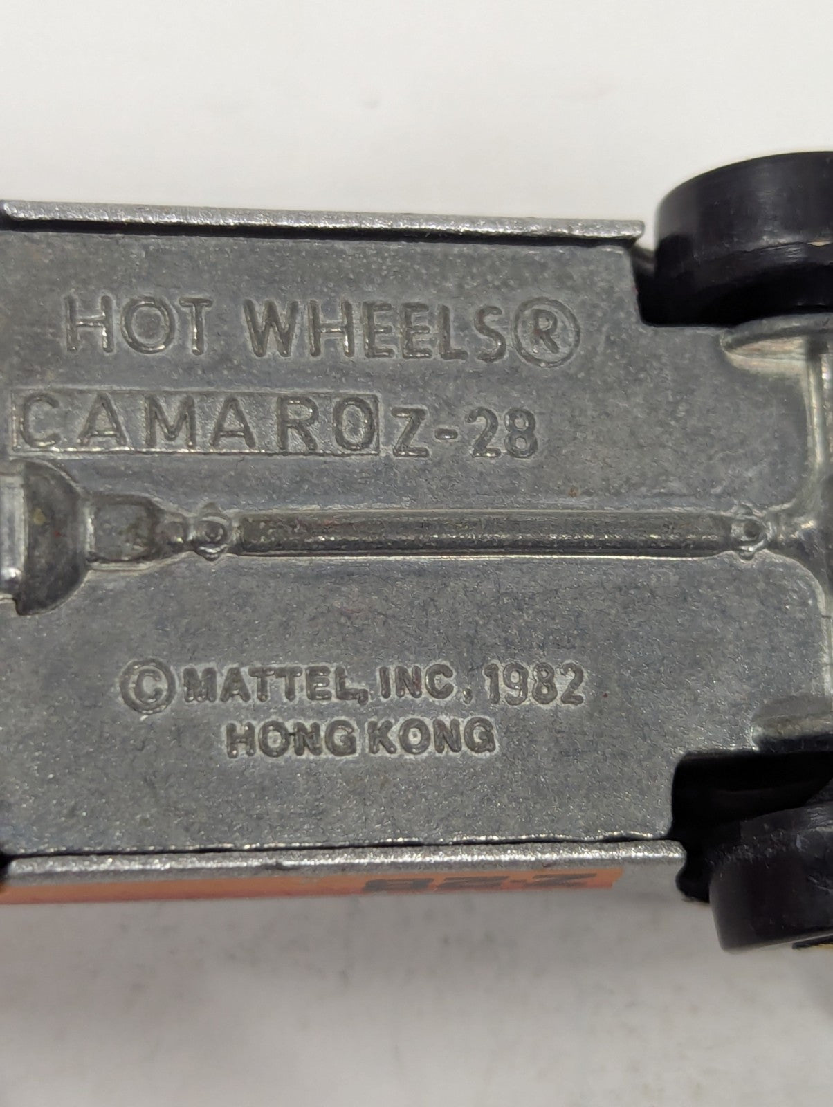 Vintage 1982 Hot Wheels Metallic Silver Camaro Z-28 Die Cast Car