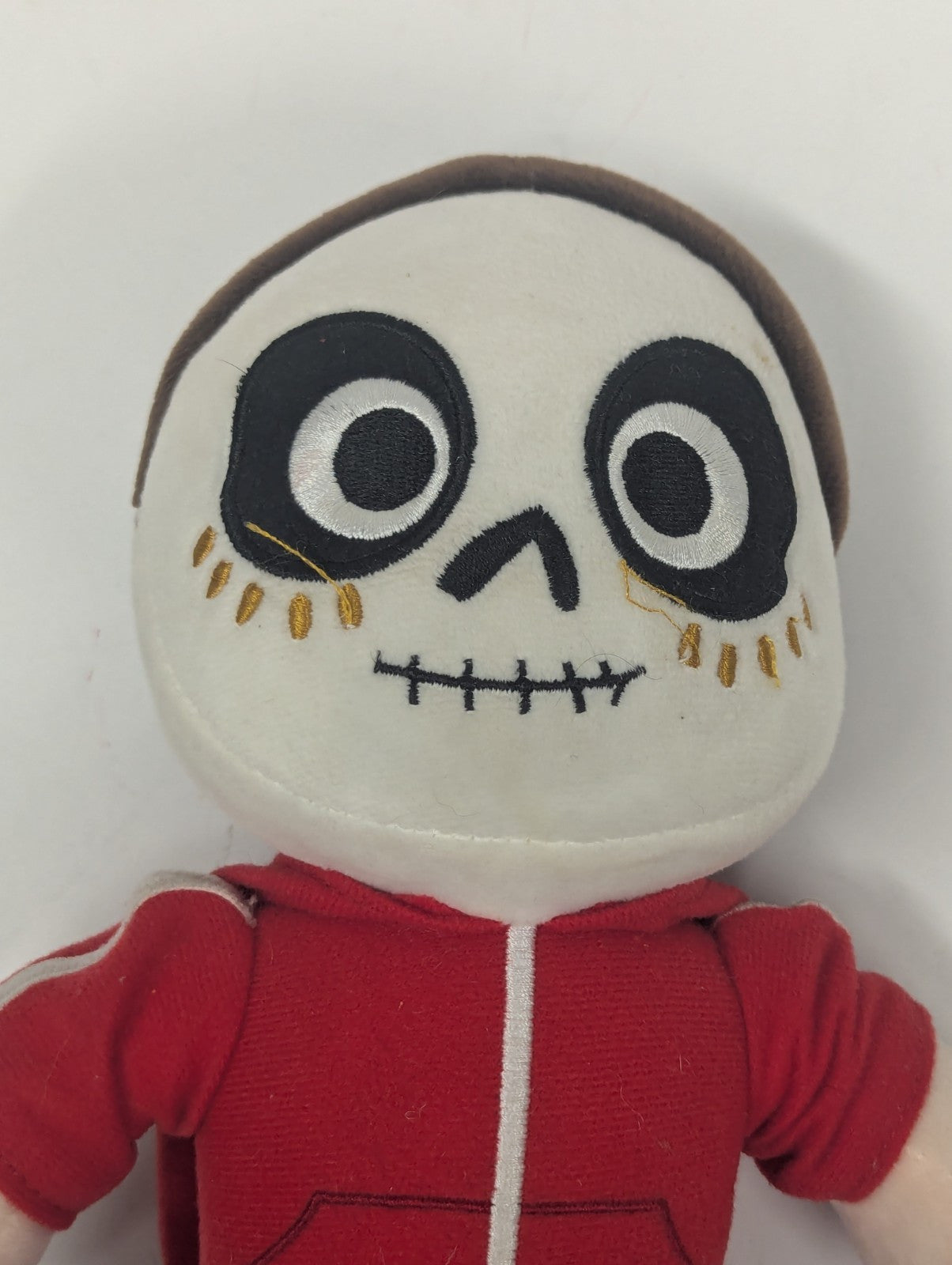Pixar Coco MIGUEL Plush Doll Disney Store Red Hoodie Day Of The Dead Mask