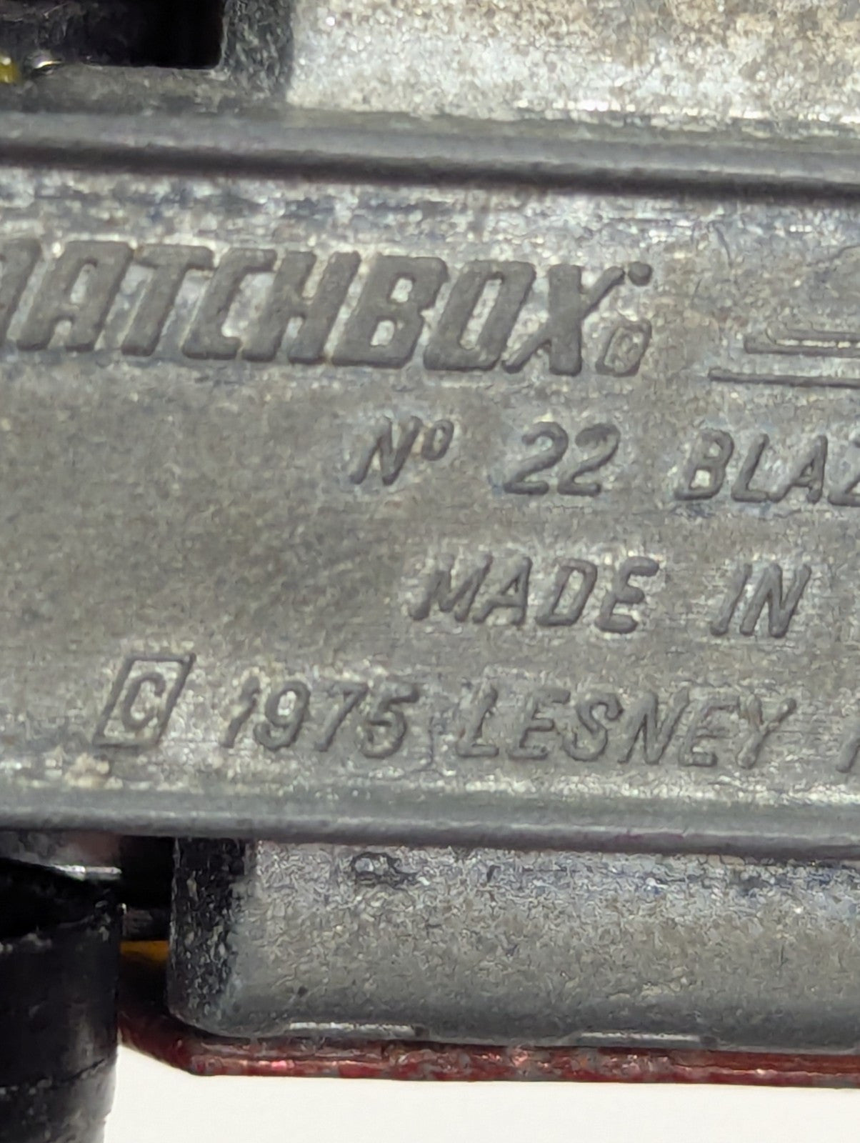 Vintage Matchbox 1975 Fire Truck BLAZE BUSTER Superfast No.22 Lesney England Red