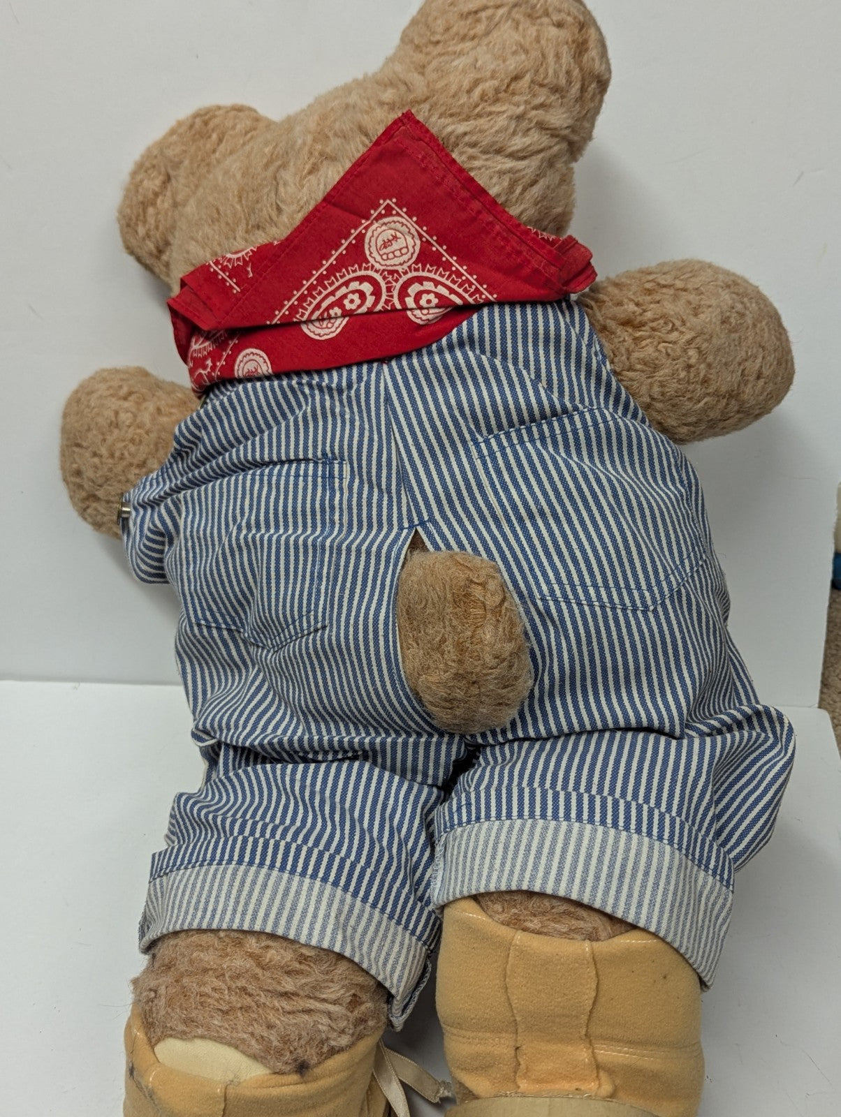 Xavier Roberts Vintage 1984 Furskins Teddy Bear Plush 22" Cabbage Patch