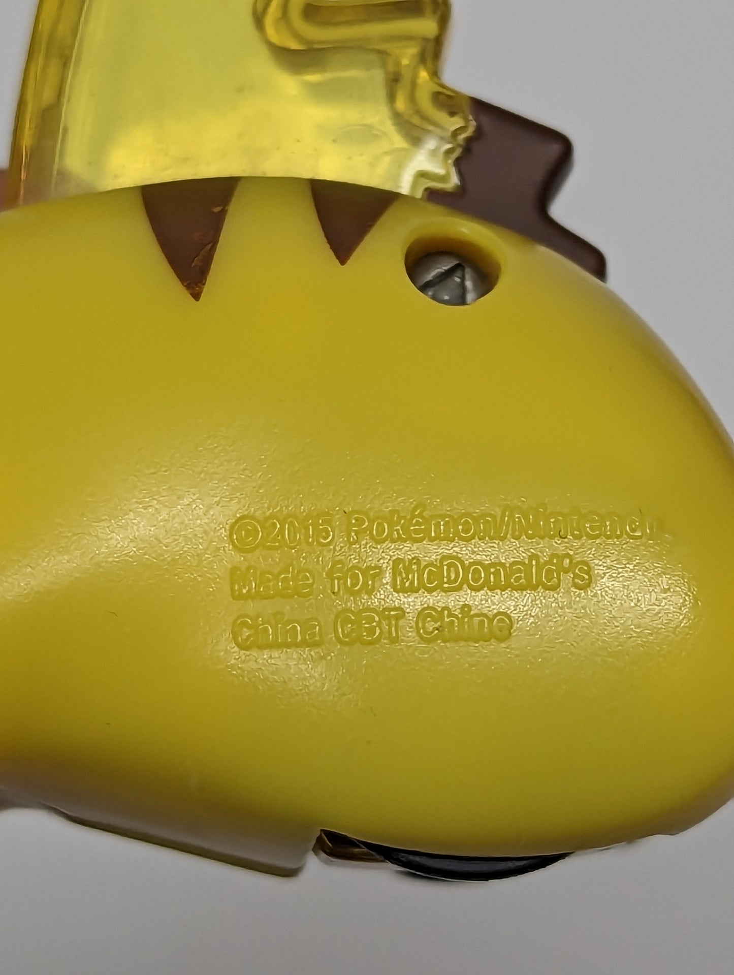 2015 Pikachu Pokemon McDonald's Toy Loose A1