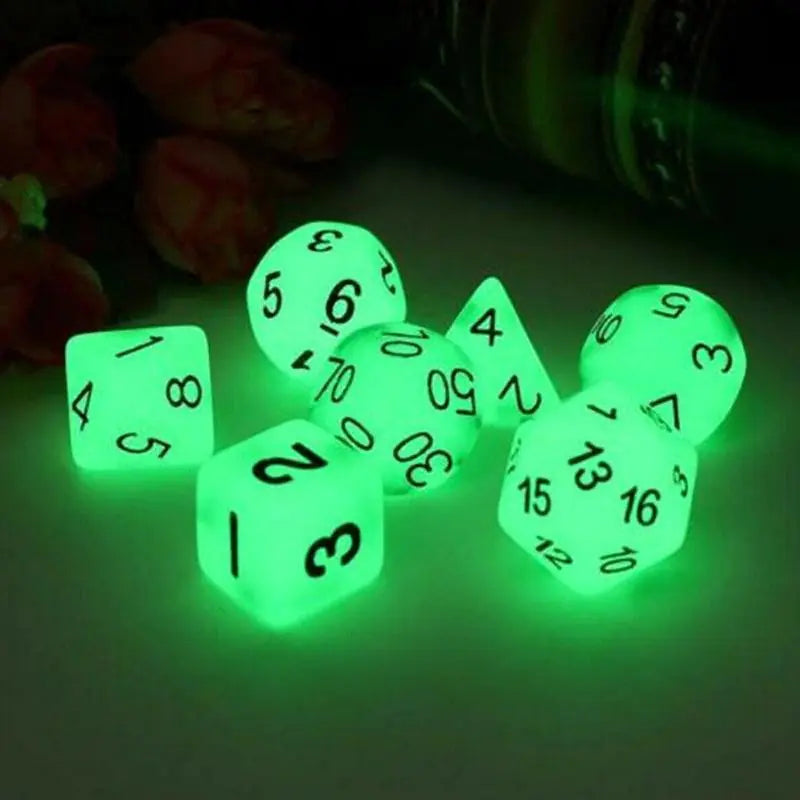 Glow in The Dark Dice Set (D20)