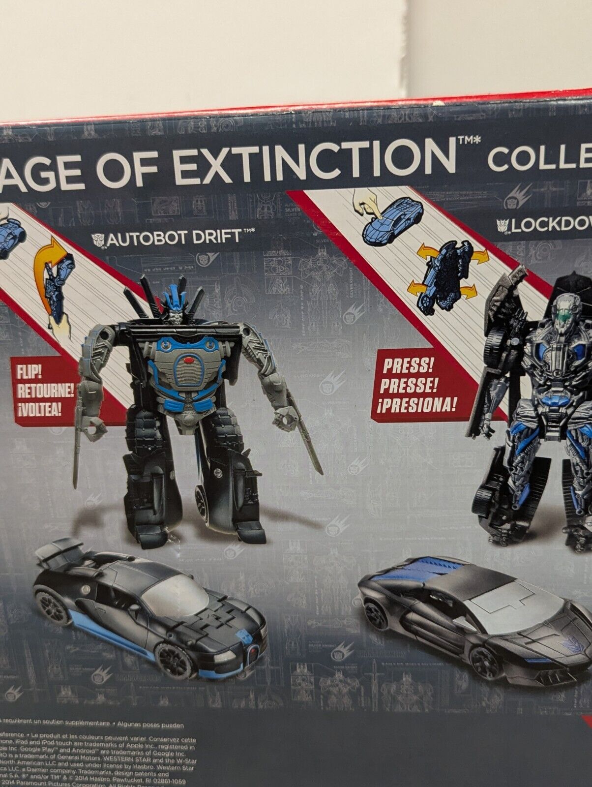 2014 Transformers Age Of Extinction 1-STEP Collection Silver Knight Optimus NEW