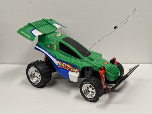 ECHO Green Dash Hopper X-6 Turbo R/C Car Buggy Untested & No Remote