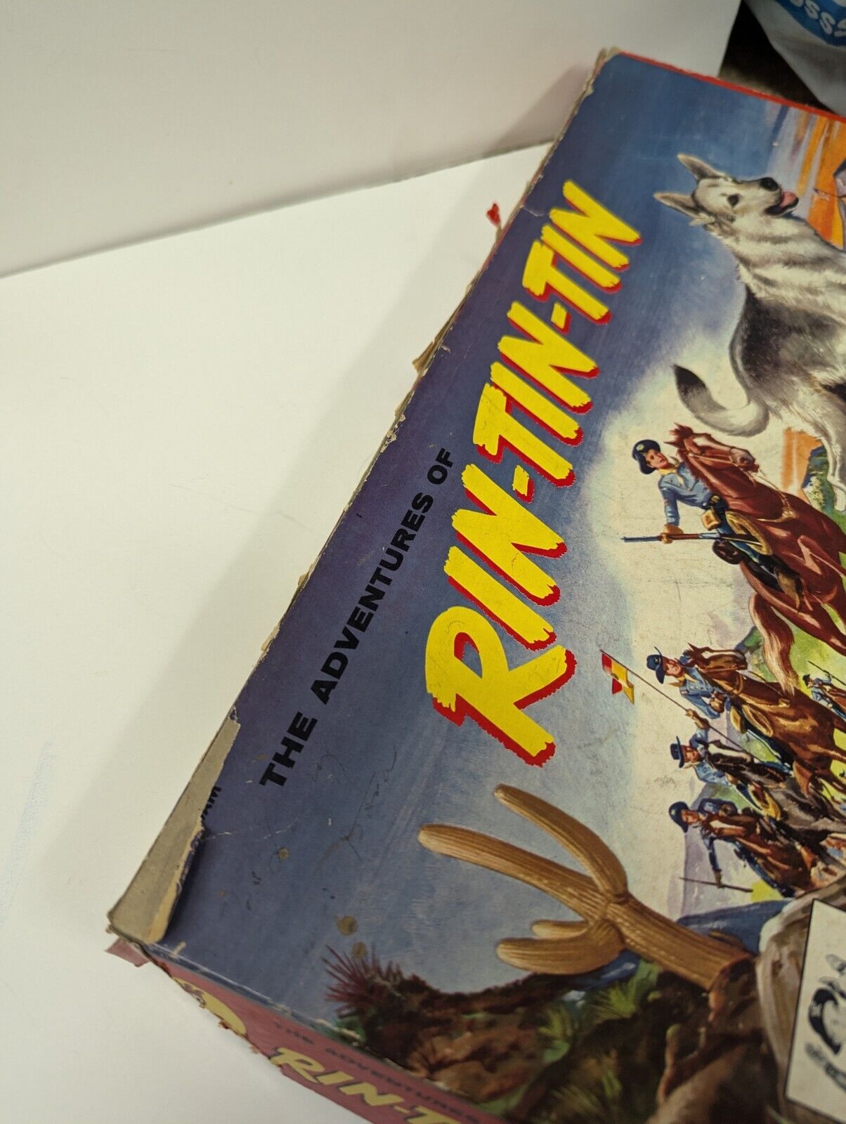 Vintage 1955 The Adventures of Rin-Tin-Tin Board Game by Transogram (Complete)