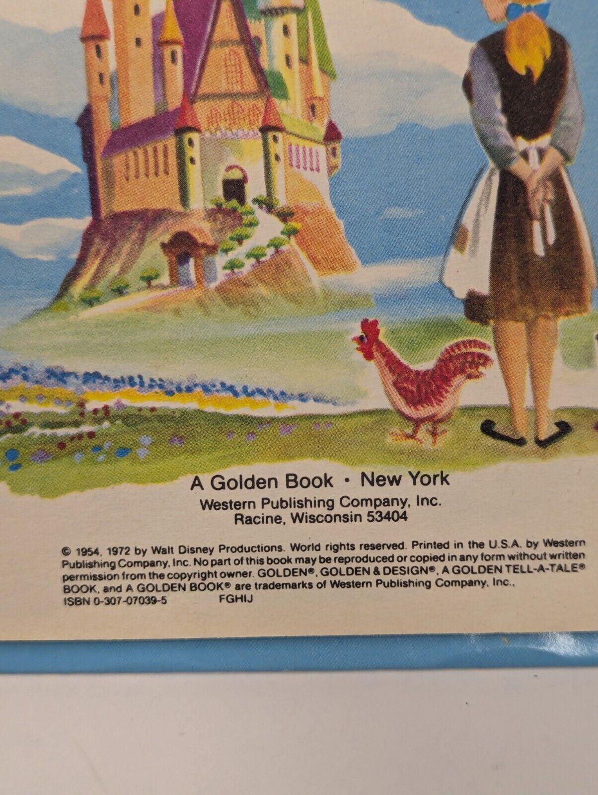 Walt Disney's CINDERELLA - Whitman Tell-A-Tale #2464 (1972, Hardcover) VINTAGE