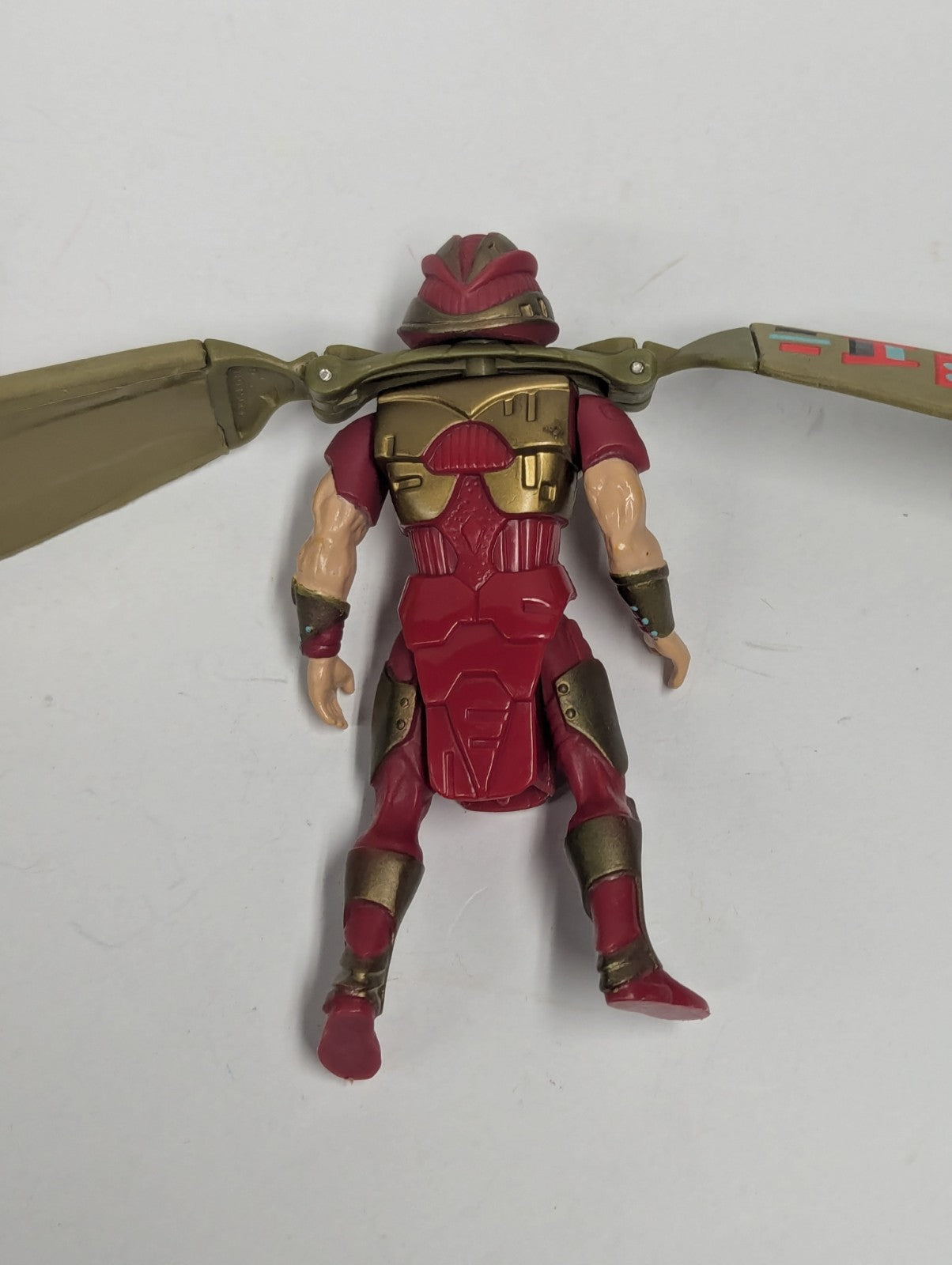 1995 Vintage Galoob DRAGON FLYZ RED MASTER Z'NETH, DRAGON SPINNER & ZING WING