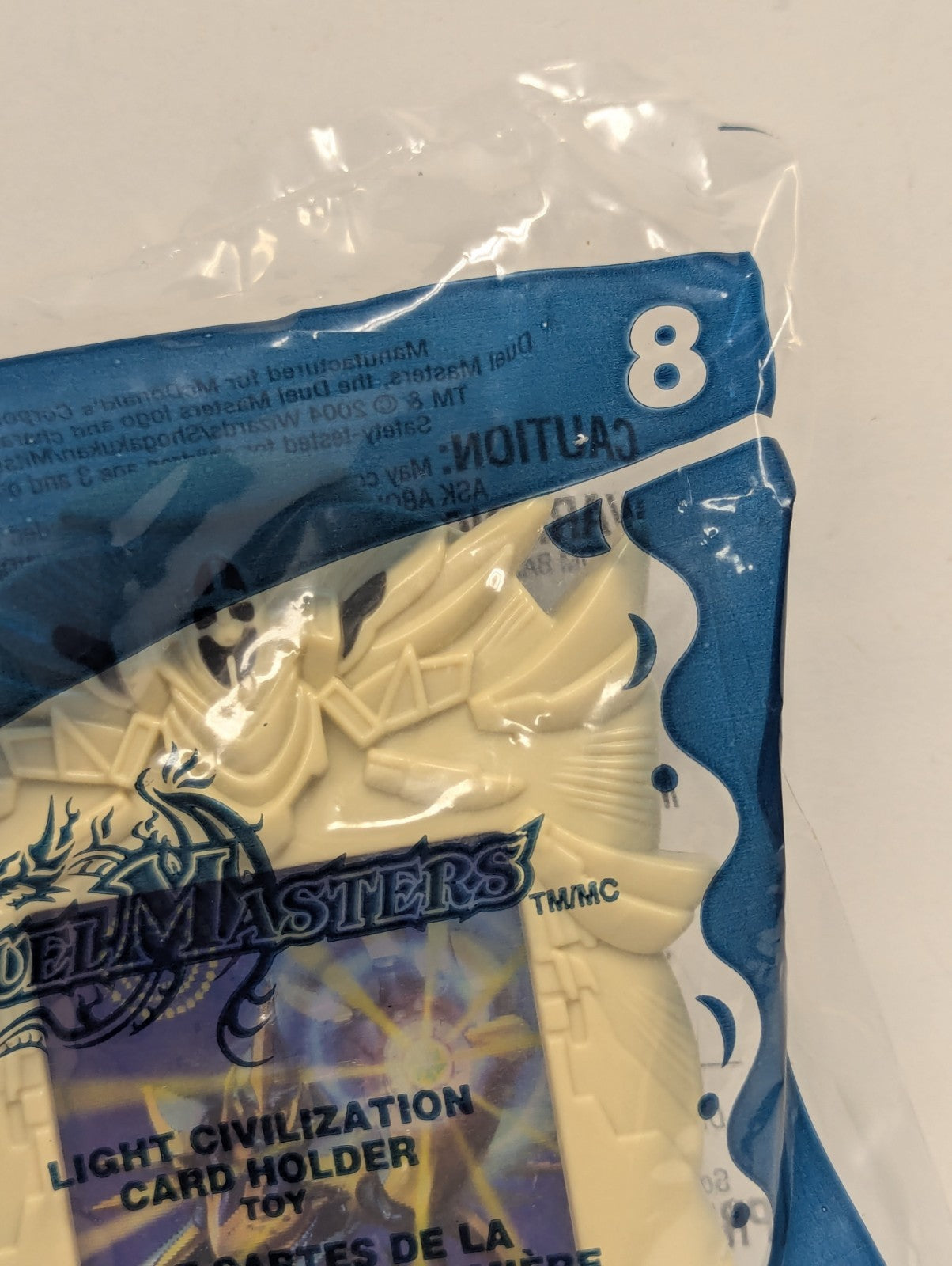 2005 McDonald’s Duel Masters Happy Meal Toy #8 Light Civilization Card Dealer