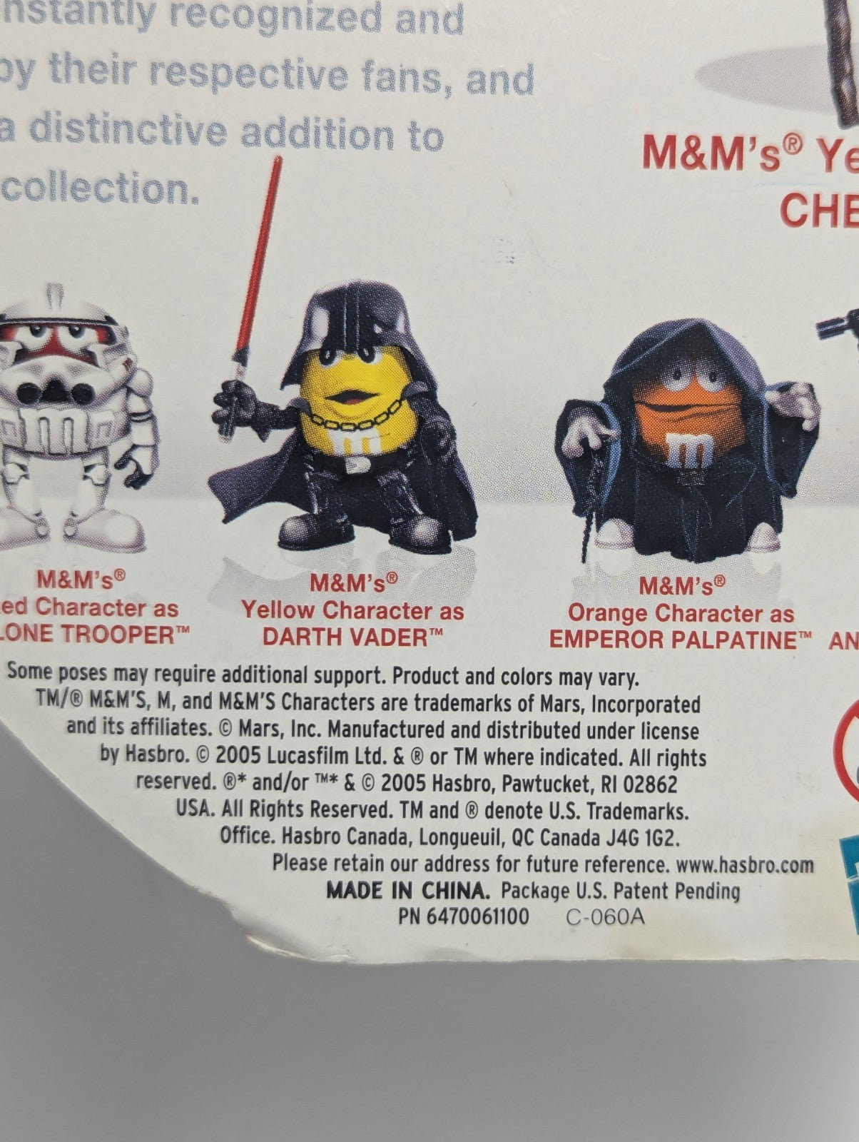 2005 Star Wars Chocolate Mpire Carded Mace Windu Chewbacca Action Figures