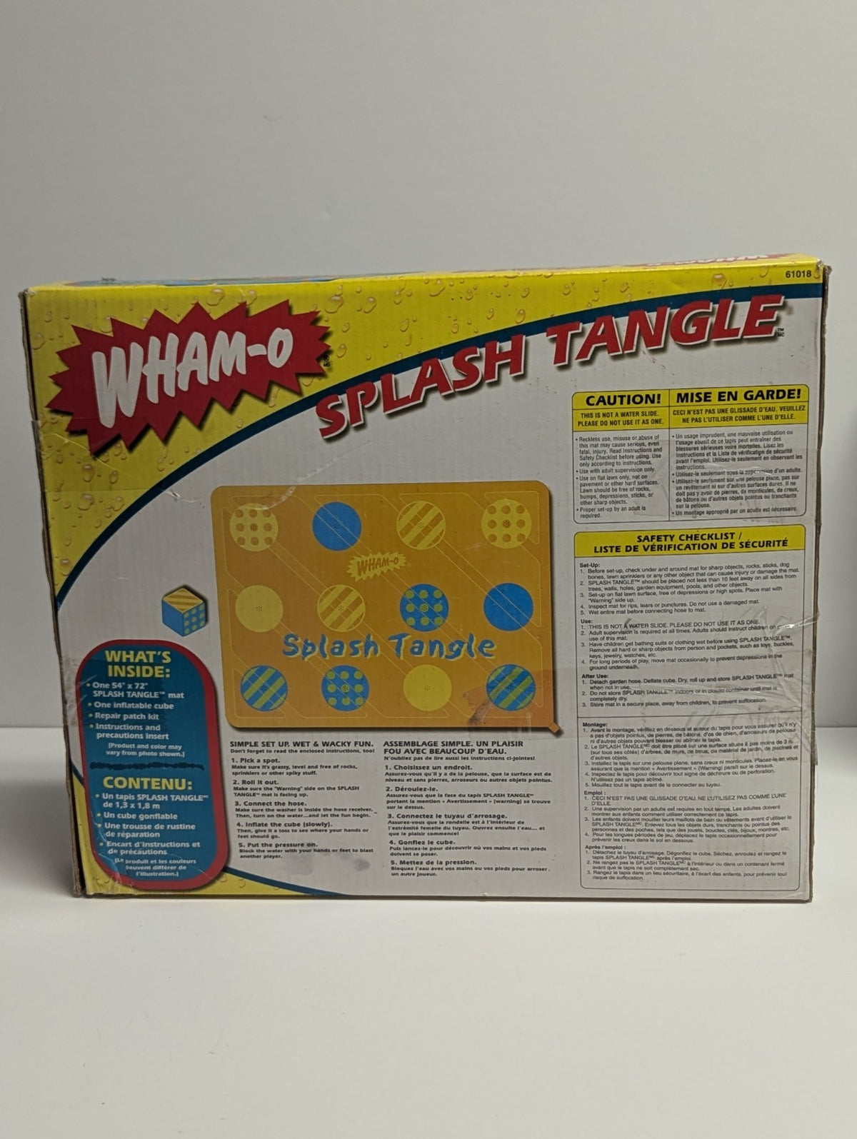 Vintage 2002 Wham-O SPLASH TANGLE Water Game 