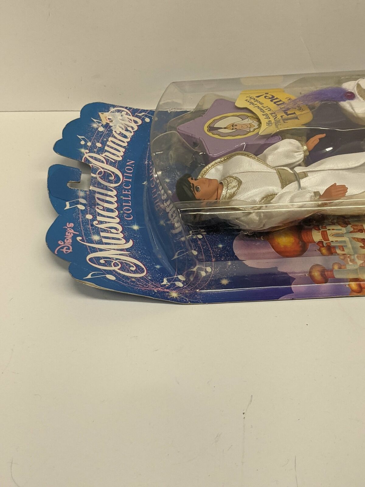 Vintage Musical Princess Aladdin Doll on Card