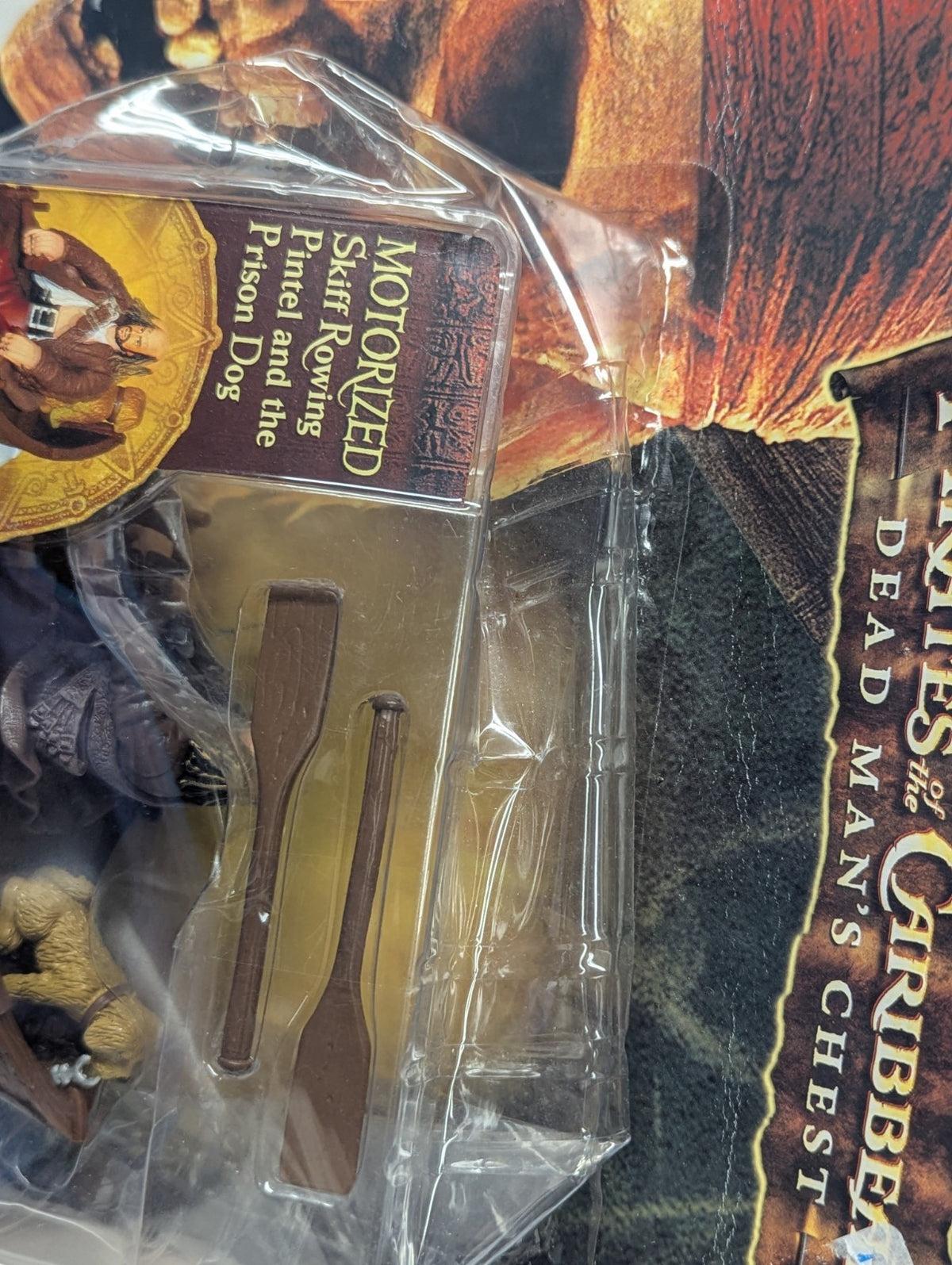 Pirates of The Caribbean Dead Mans Chest Motorized Skiff Pintel Dog on Card
