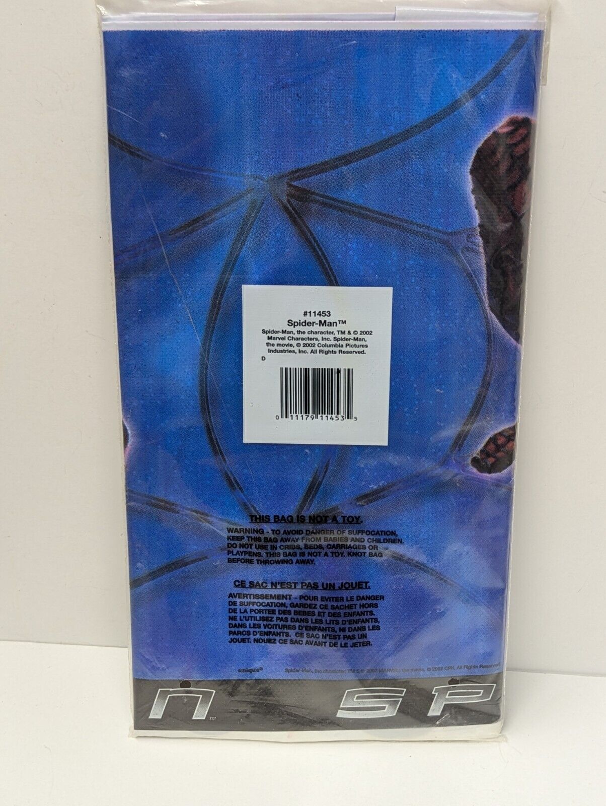 Marvel Spiderman Plastic Tablecloth (54in X 84in) New Sealed