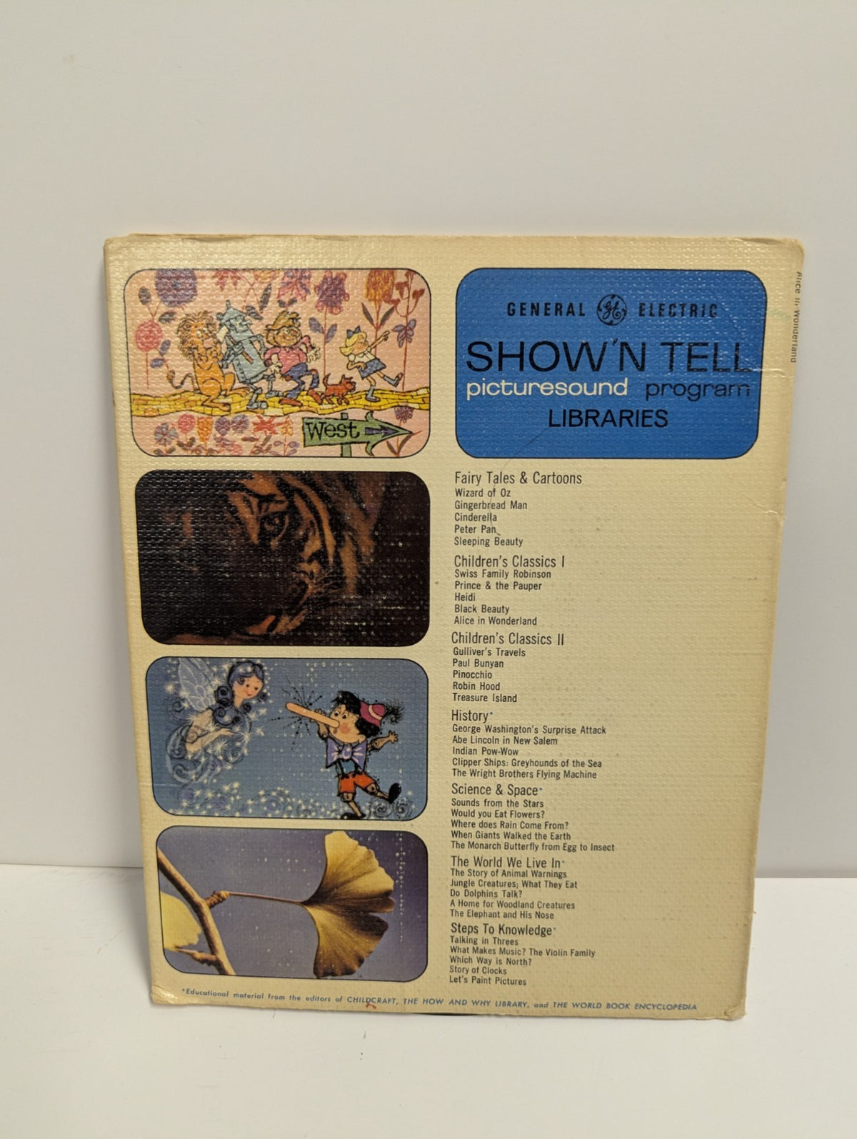 1964 VTG GE Show N Tell Viewer Picturesound Record & Slide Opera Orpheus