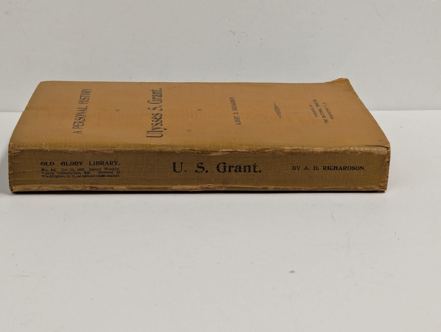 VINTAGE 1885 A PERSONAL HISTORY of ULYSSES S GRANT BOOK 