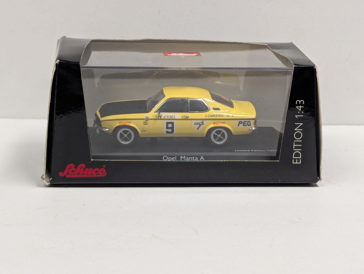 1:43 Scale OPEL MANTA A “CONCERO” MONTE CARLO 1972  BY SCHUCO - LIMITED ED