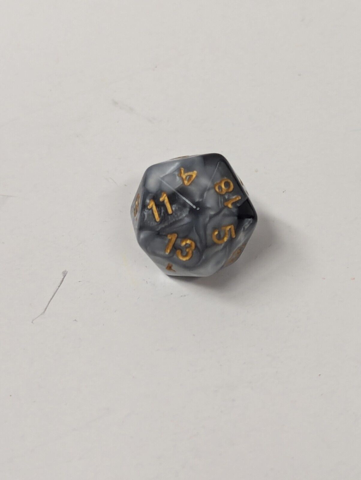 Mixed Lot Of RPG Dice D20 D6 D&D Multicolor Die with Dust Bag