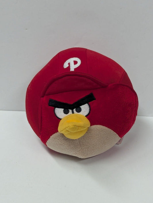 Angry Birds Plush Red Bird Philadelphia Phillies MLB Baseball Plush Official