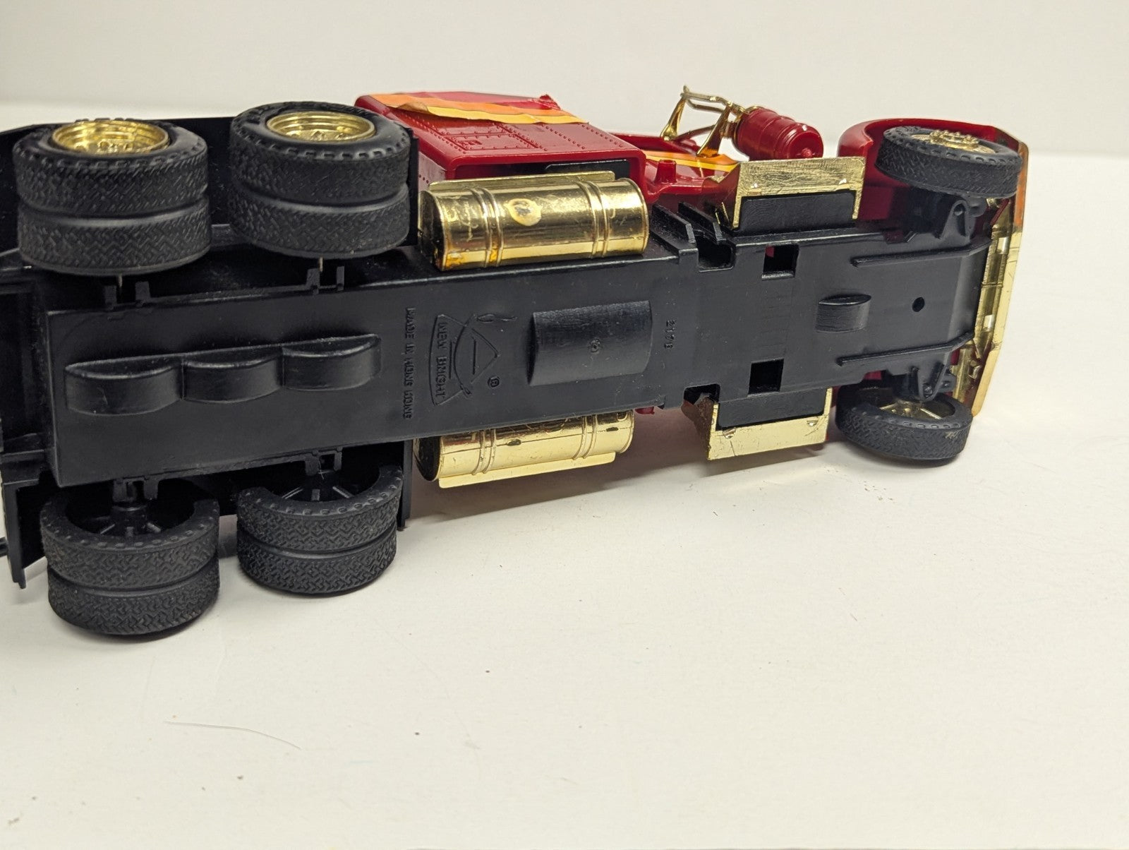 1985 Remote Control Kenworth Challenger 2 Transport Rig New Bright UNTESTED