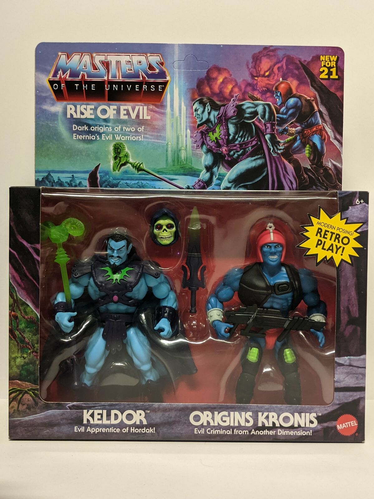 NEW Masters Of The Universe Rise of Evil 2 Pack Keldor & Kronis MISB