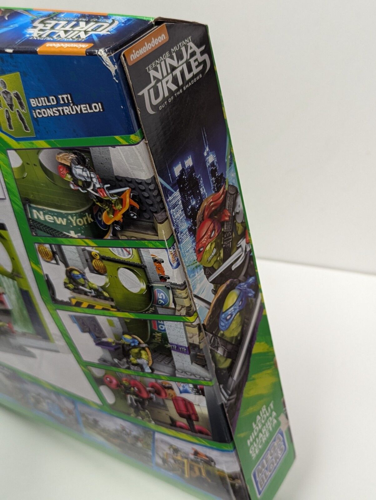 Mega Bloks Teenage Mutant Ninja Turtles Out Of The Shadows Lair Hideout SEALED