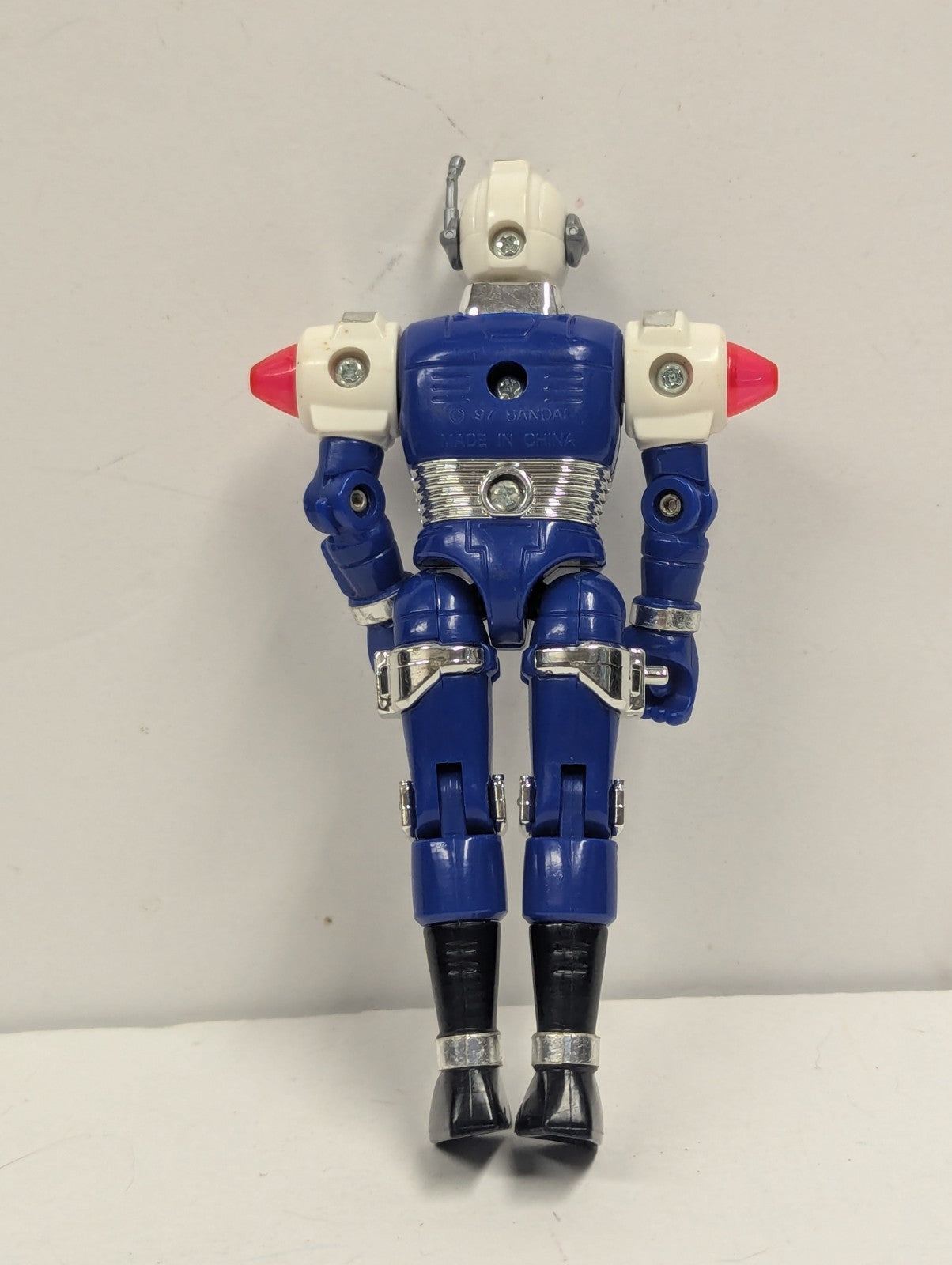 1997 Bandai Deluxe Blue Senturion Power Rangers Turbo Action Figure
