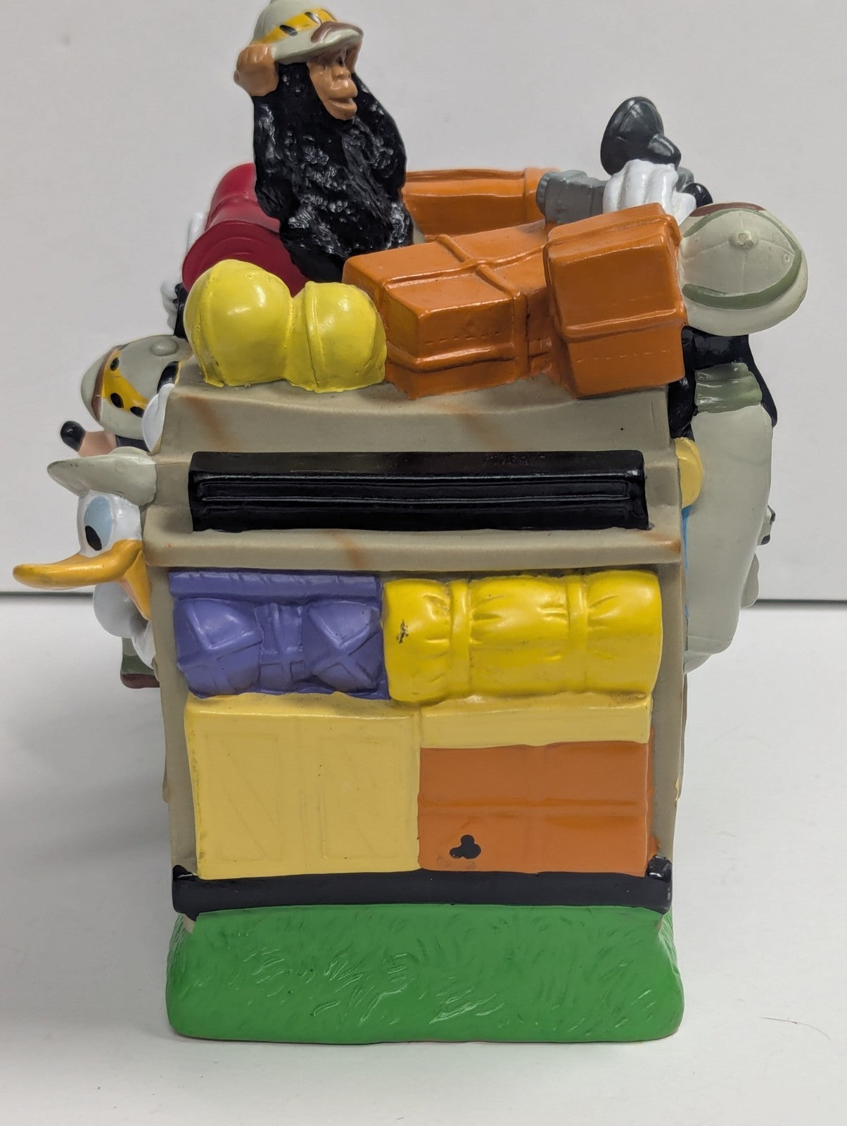 Walt Disney Attractions Lake Buena Vista Mickey Mouse Plastic Piggy Bank Safari