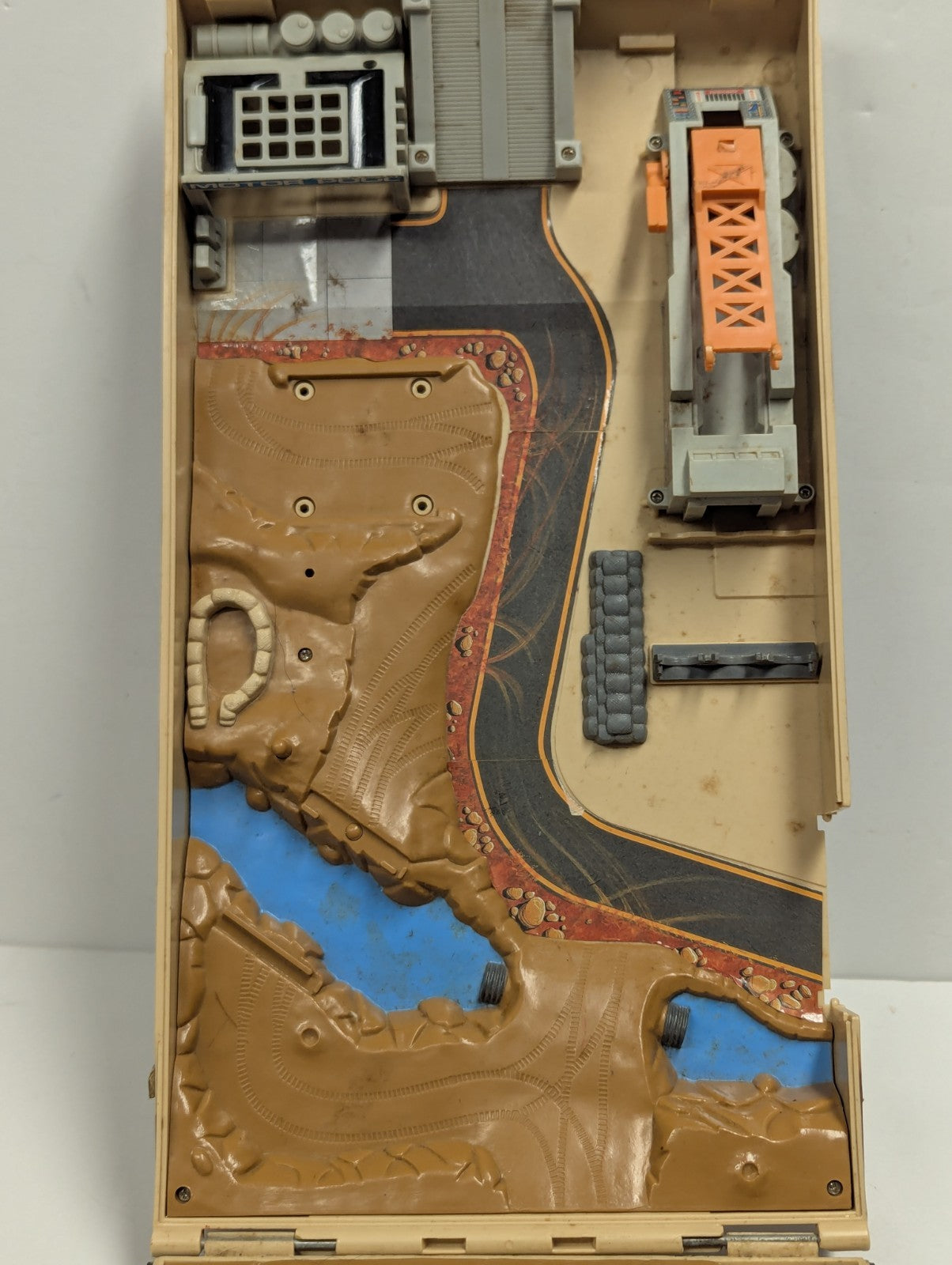 1993 Vintage Micro Machine USMC Military Battle Tank Playset Galoob Incomplete 