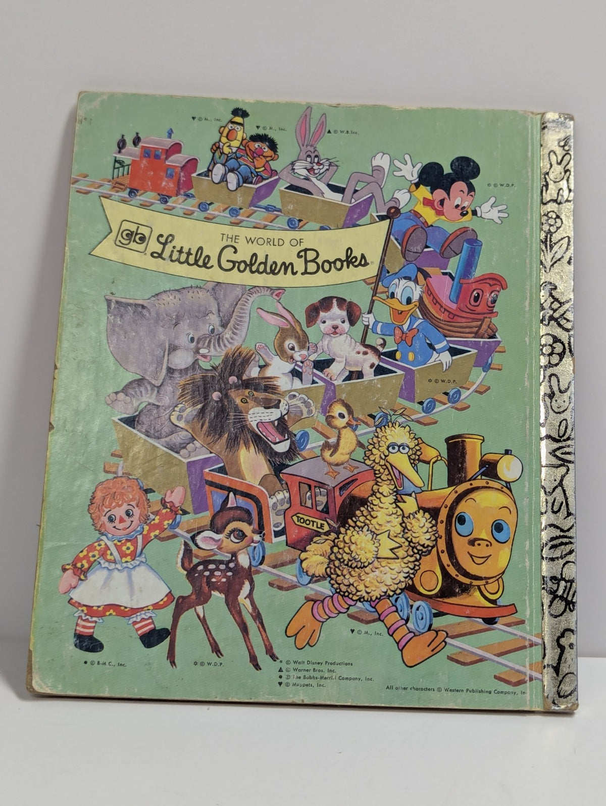Vintage Little Golden Book TOOTLE 1947