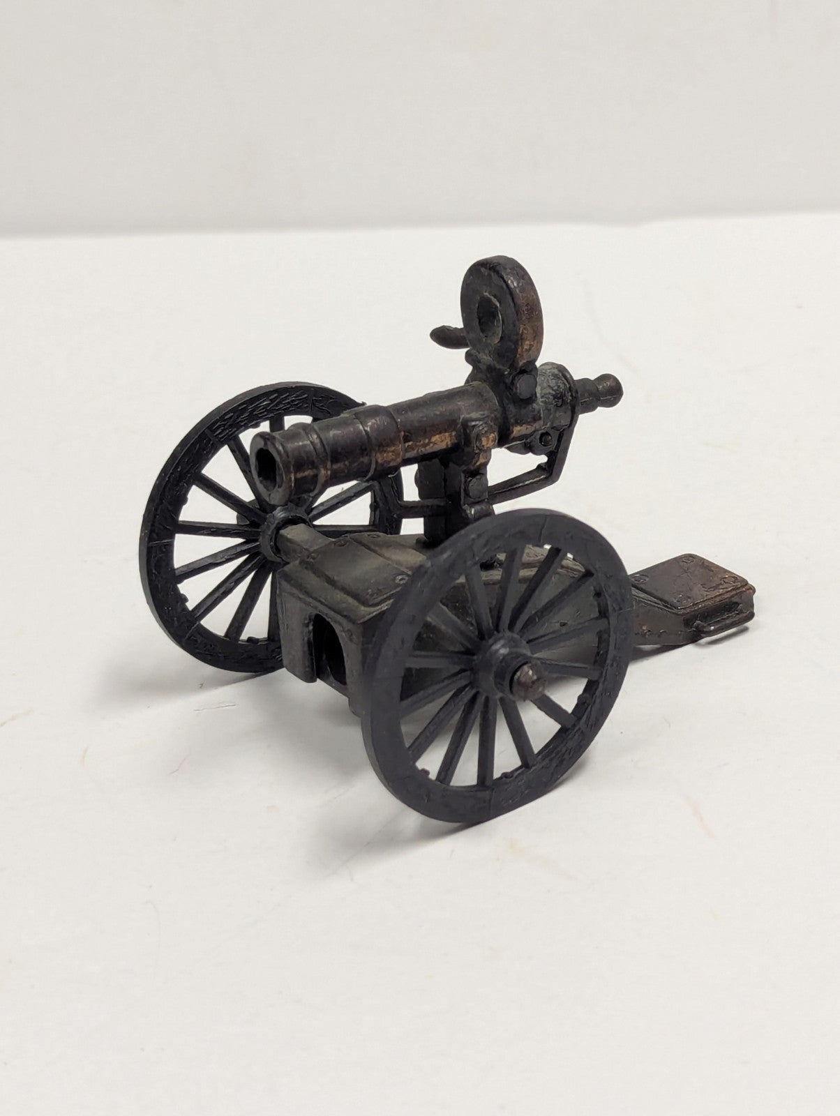 Vintage Cannon Antique Finish Die-Cast Miniature Pencil Sharpener Loose #9305