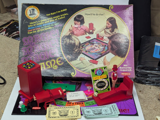 Vintage 1975 Remco Magic Magic Magic Board Game