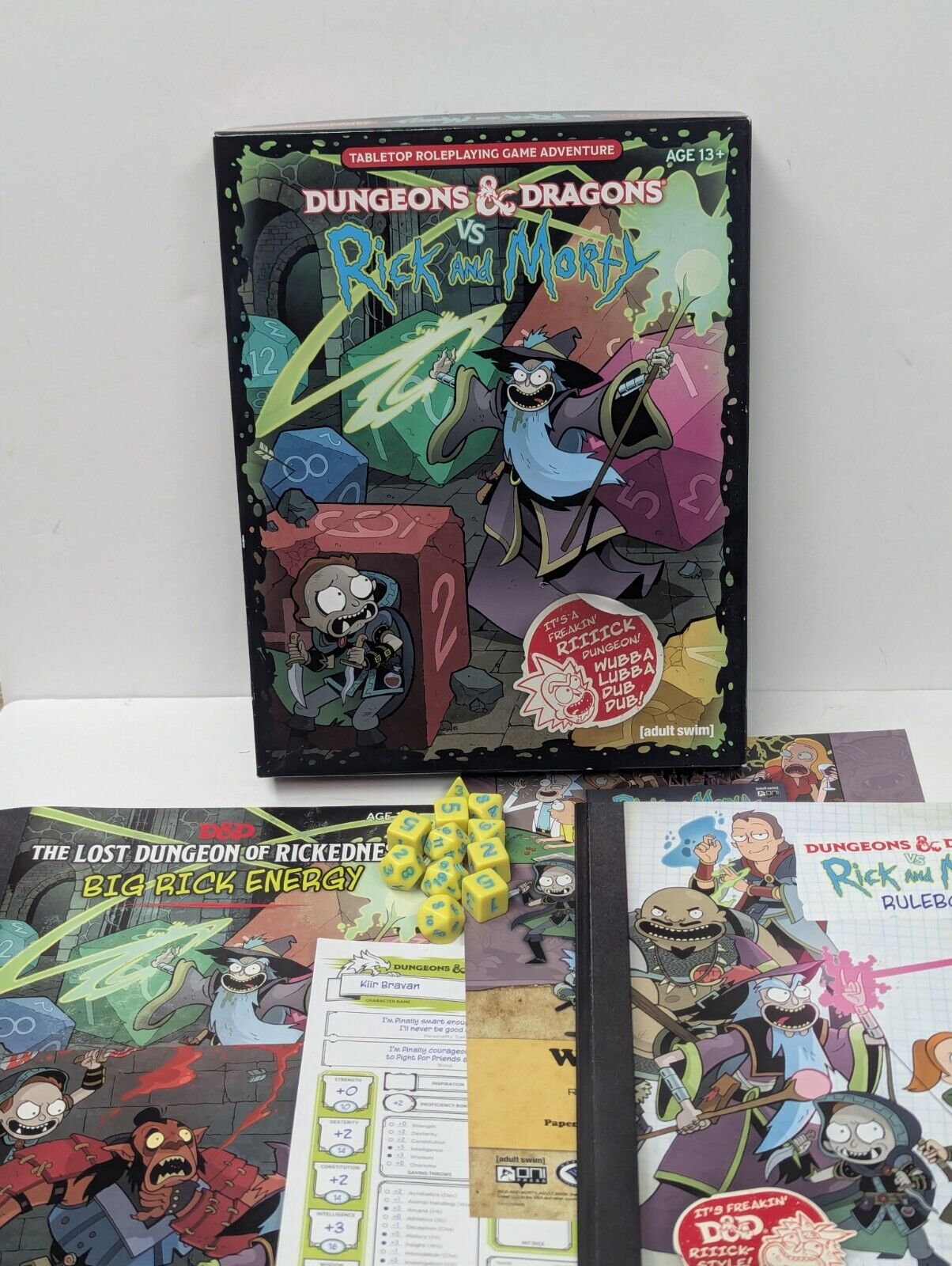 D&D Dungeons and Dragons VS RICK AND MORTY Complete – Fandoms Treasure