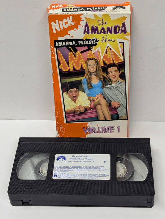 The Amanda Show -Amanda Please Volume 1 (VHS, 2004) USED