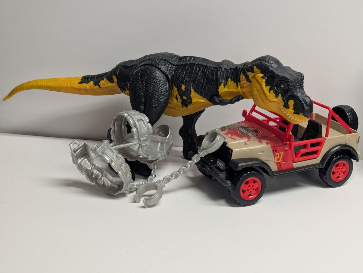 2023 Jurassic Park Classic '93 Tyrannosaurus Rex Off-Road Tracker Pack Loose Set