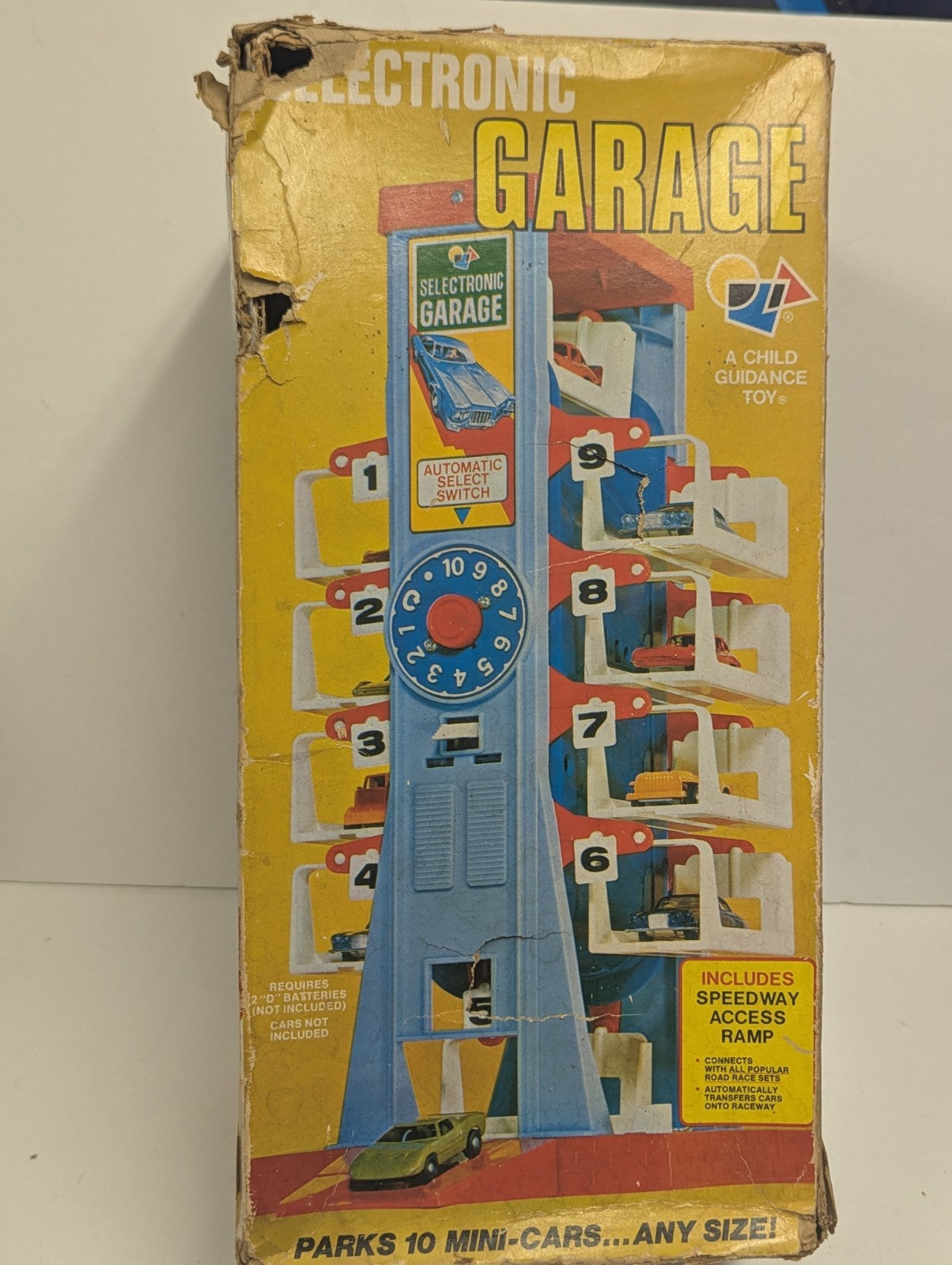 1971 Selectronic Garage Child Guidance For Mini Cars with ORIGINAL BOX RARE!!!!!