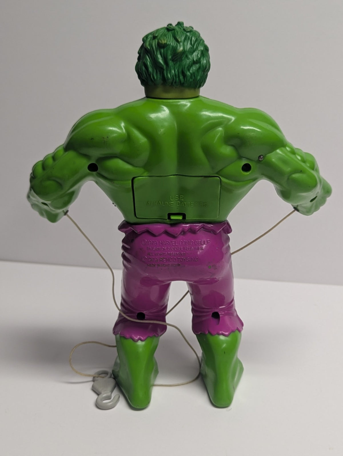 1979 Vintage Remco RARE MARVEL COMICS The Incredible Hulk Energized Figure