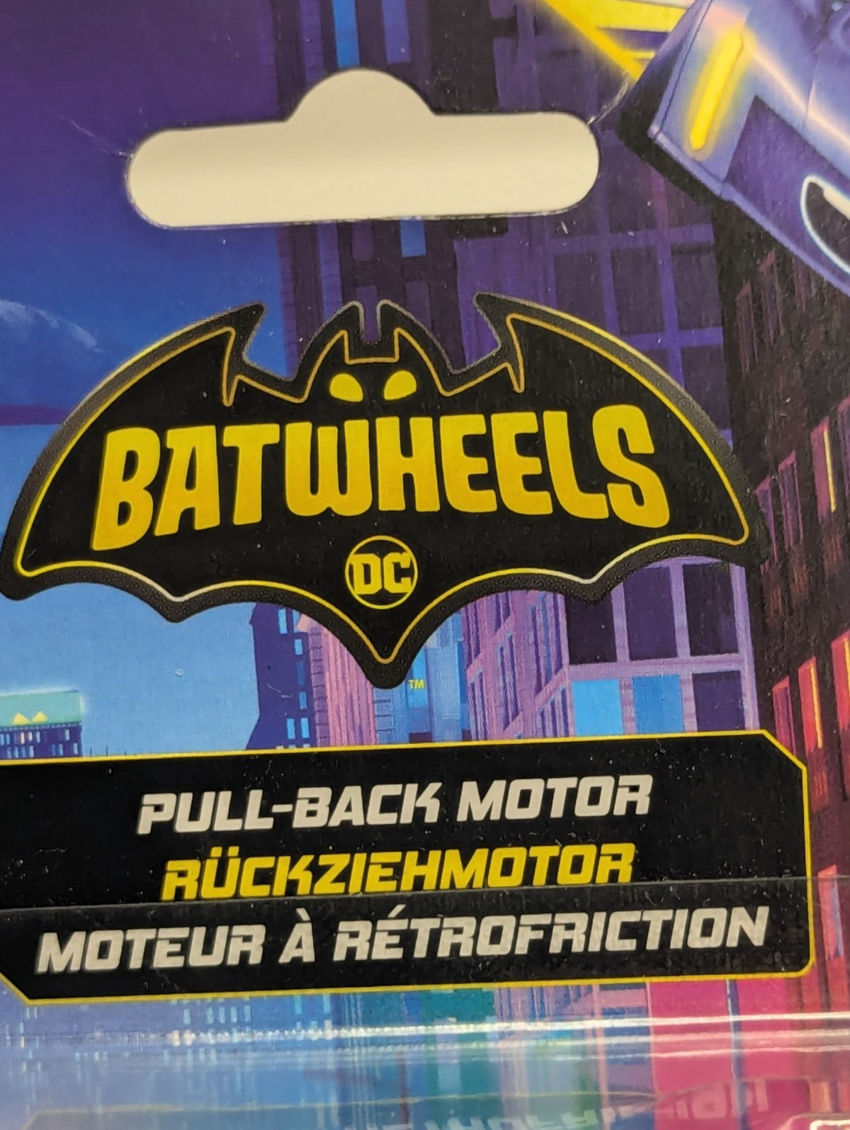 Carrera Pull Speed Batwheels DC Bam Batmobile 1/64 Blue Pull-Back Motor