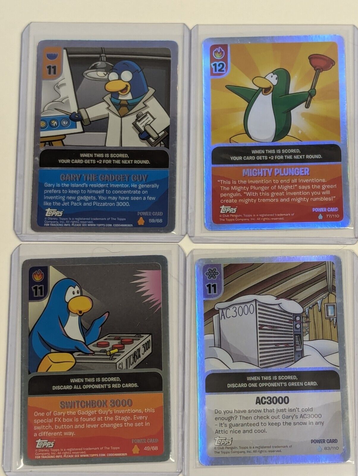 Topps Disney Club Penguin Card-Jitsu 70 Card Lot w/t Foil Cards, Poste Fandoms Treasure Topps Disney Club Penguin Card-Jitsu 70 Card Lot w/t Foil Cards, Poste Fandoms Treasure