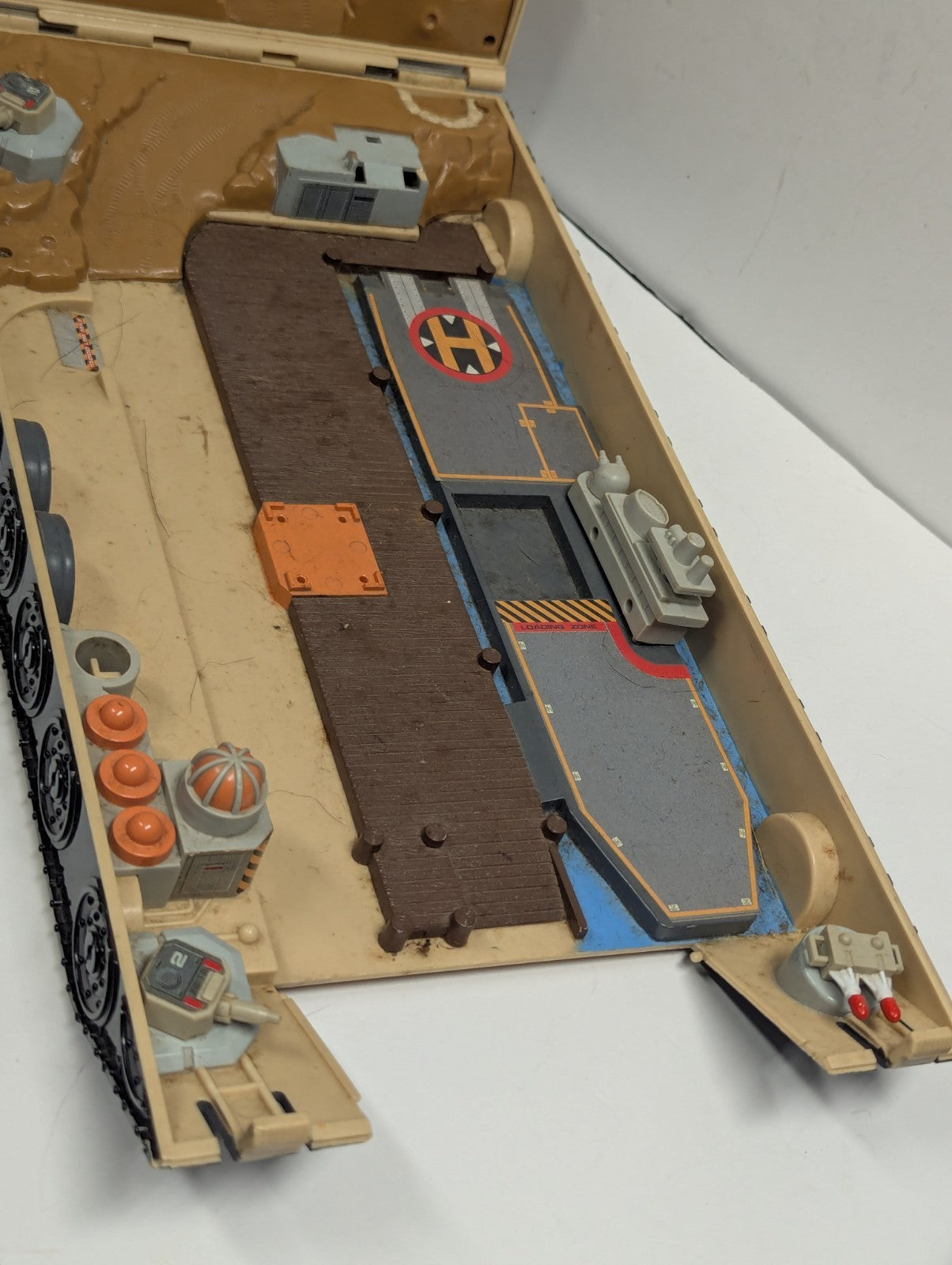 1993 Vintage Micro Machine USMC Military Battle Tank Playset Galoob Incomplete 