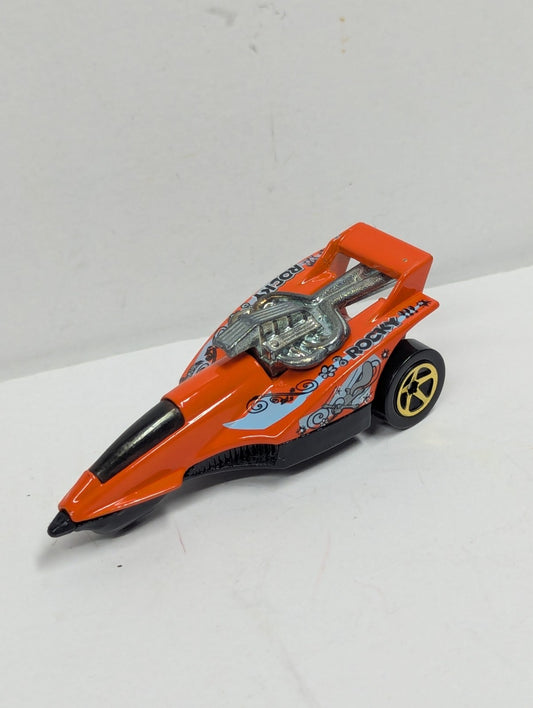 Hot Wheels  Car-Toon Friends Rocky & Bullwinkle Show ROCKY XT-3 (Orange)
