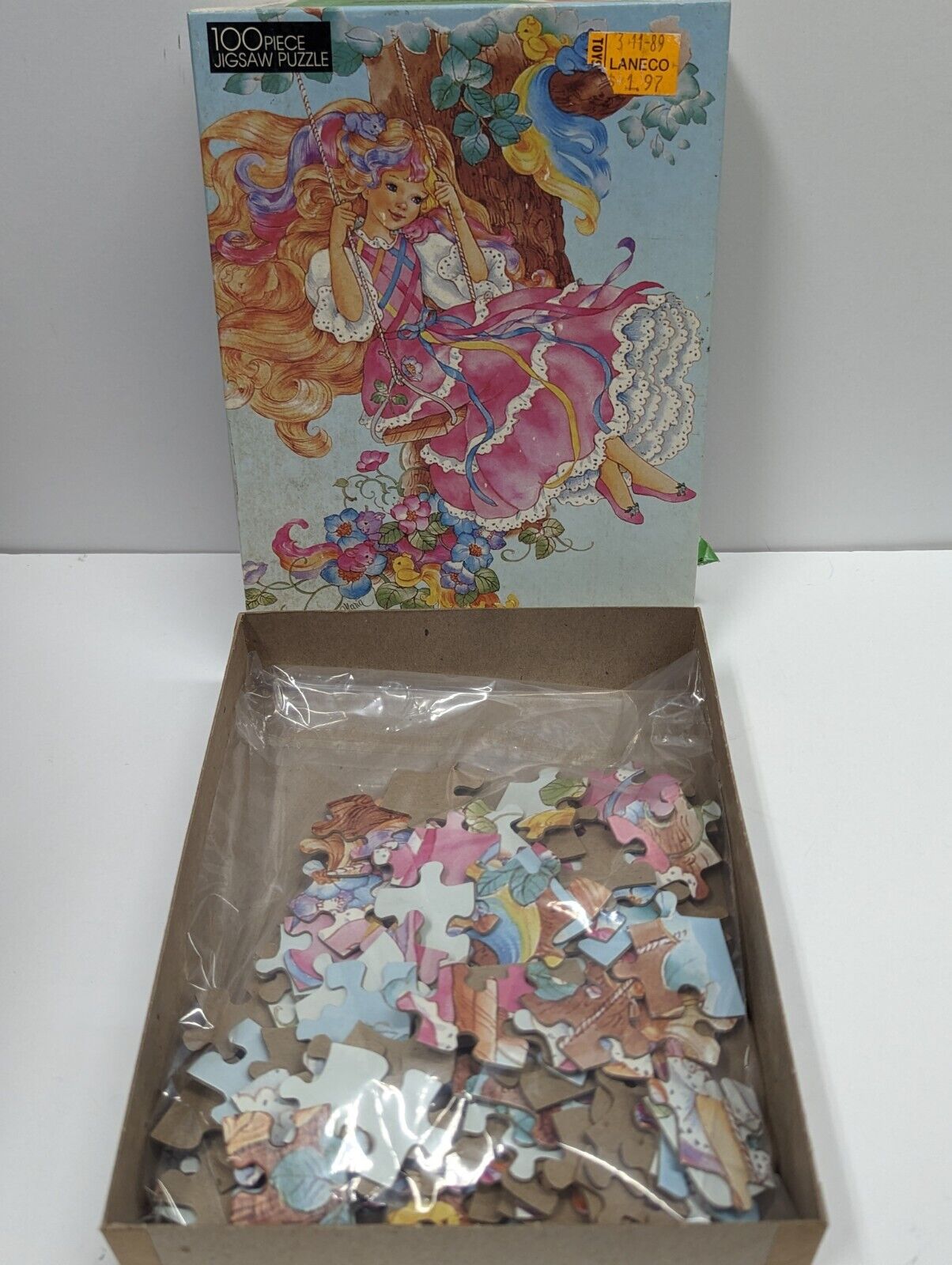1987 Golden Lady Lovely Locks & Pixietails Jigsaw 100 pcs complete Puzzle