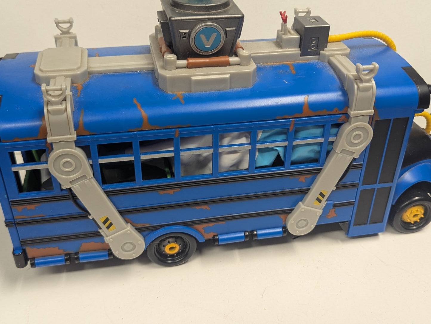 2020 Battle Bus 14" Deluxe  Jazwares with Ballon & Lights TESTED & WORKING